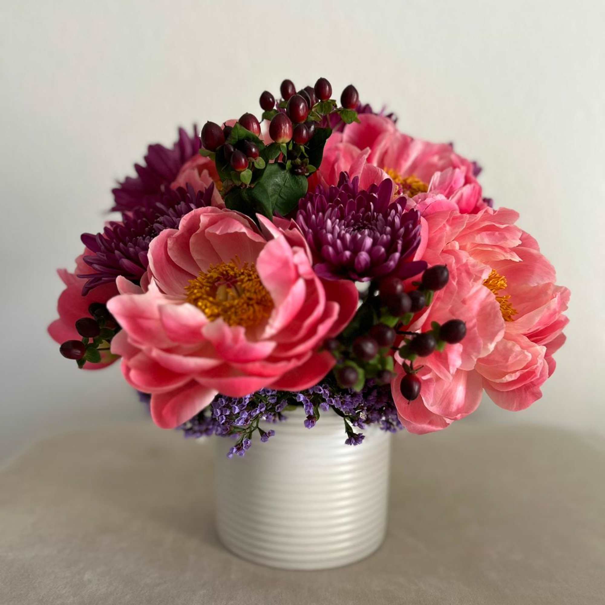 &quot;Blossoming Love&quot;: Embrace the enchanting allure of this charming vase filled with