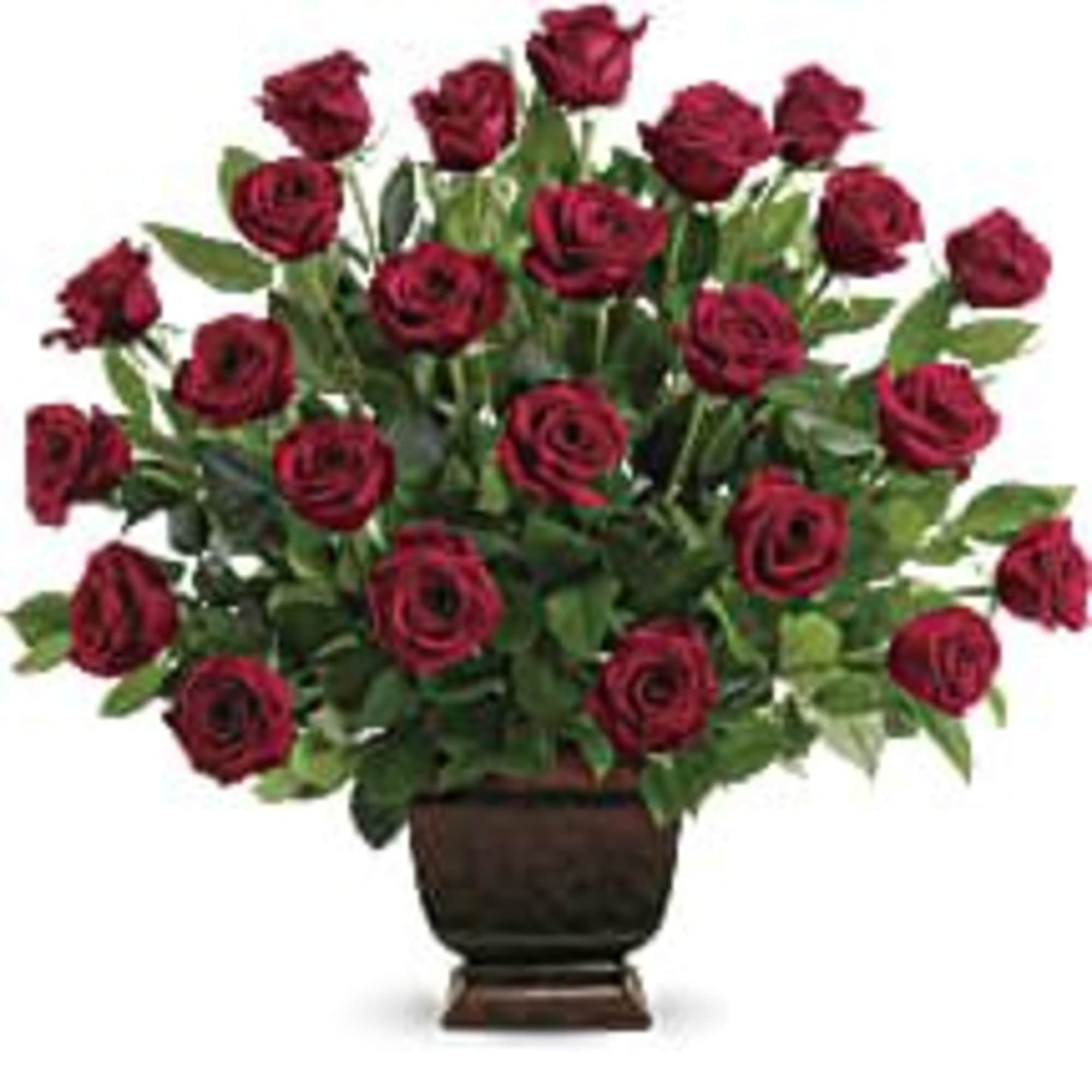 As true as the love symbolized by a red, red rose are