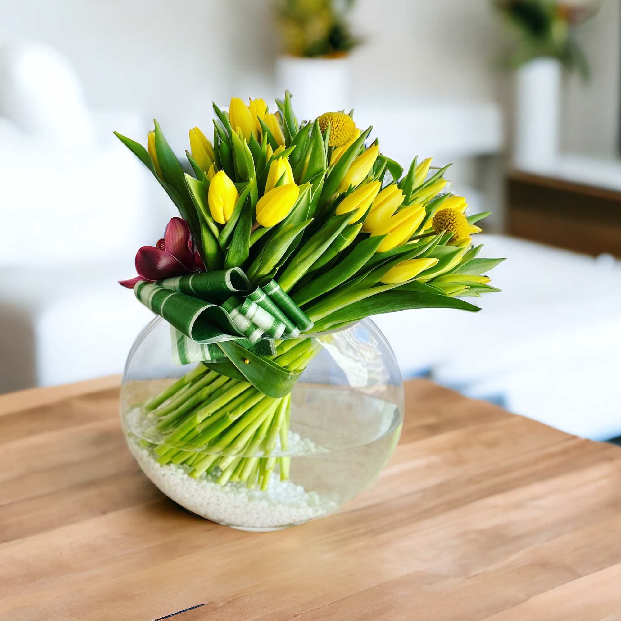 Tulips arranged. Colors may vary. state your preference and we will do