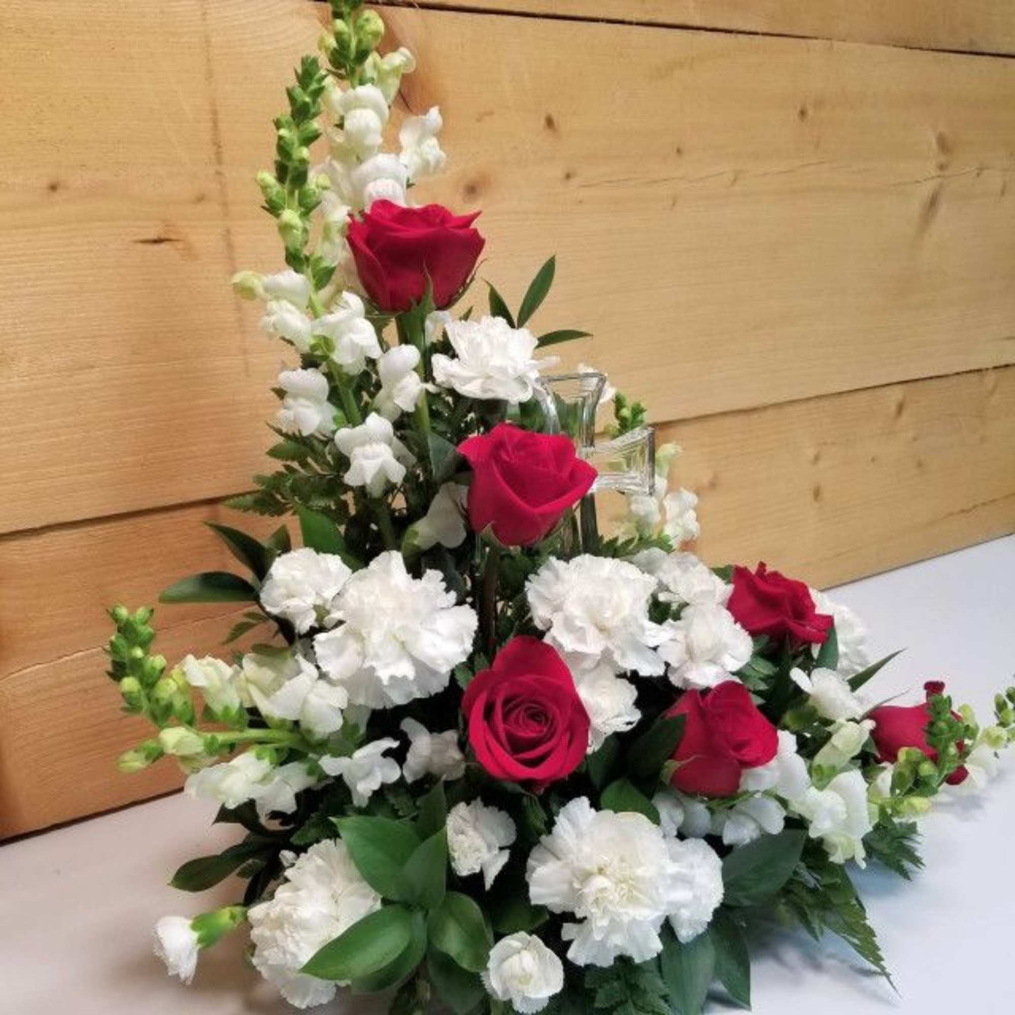 The Divine Cross Bouquet by Savilles Country Florist is a best seller