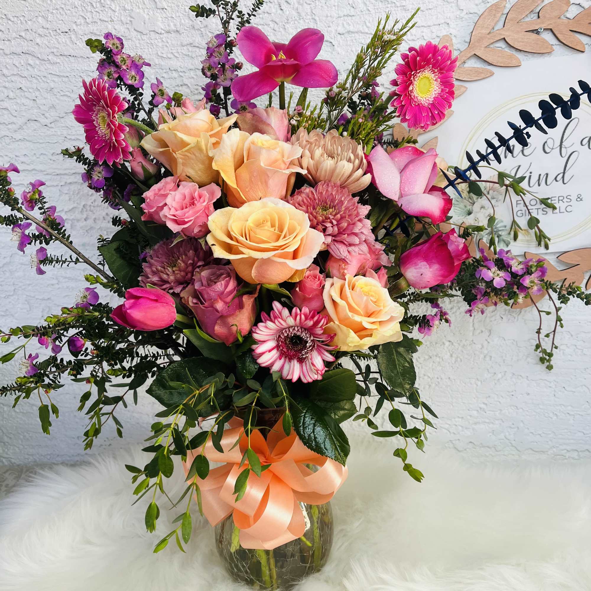 Allow our expert floral designer to create a custom arrangement with the Allow our expert floral designer to create a custom arrangement with the