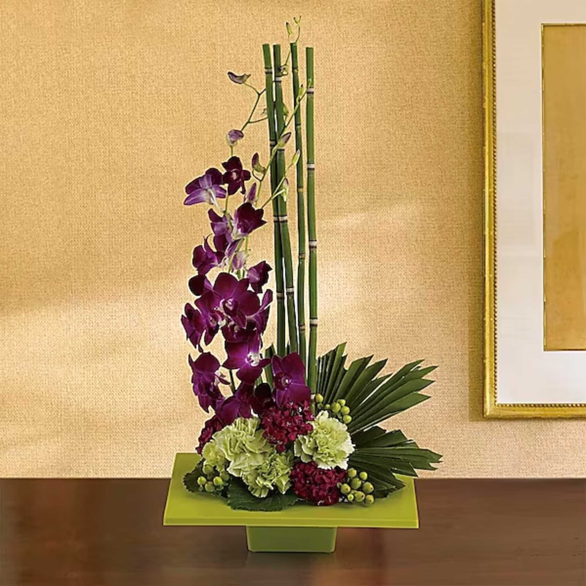 It's artistic arrangements like this one that make flowers such an integral