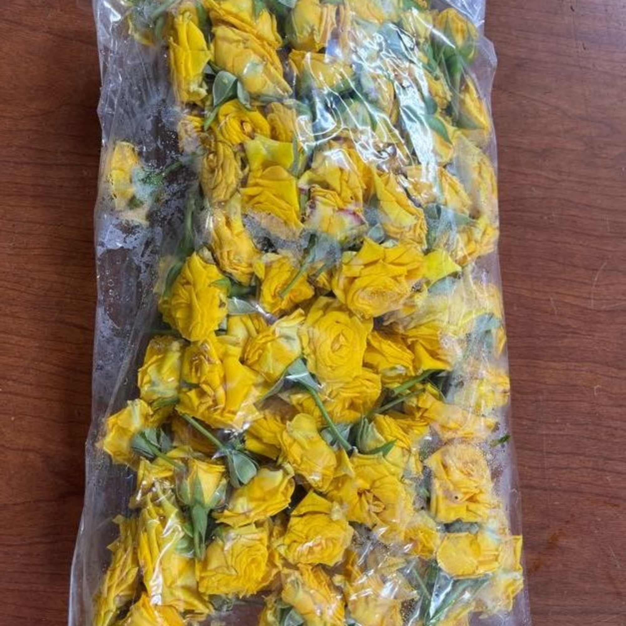 Button Roses Mixed colours small &amp; big packs