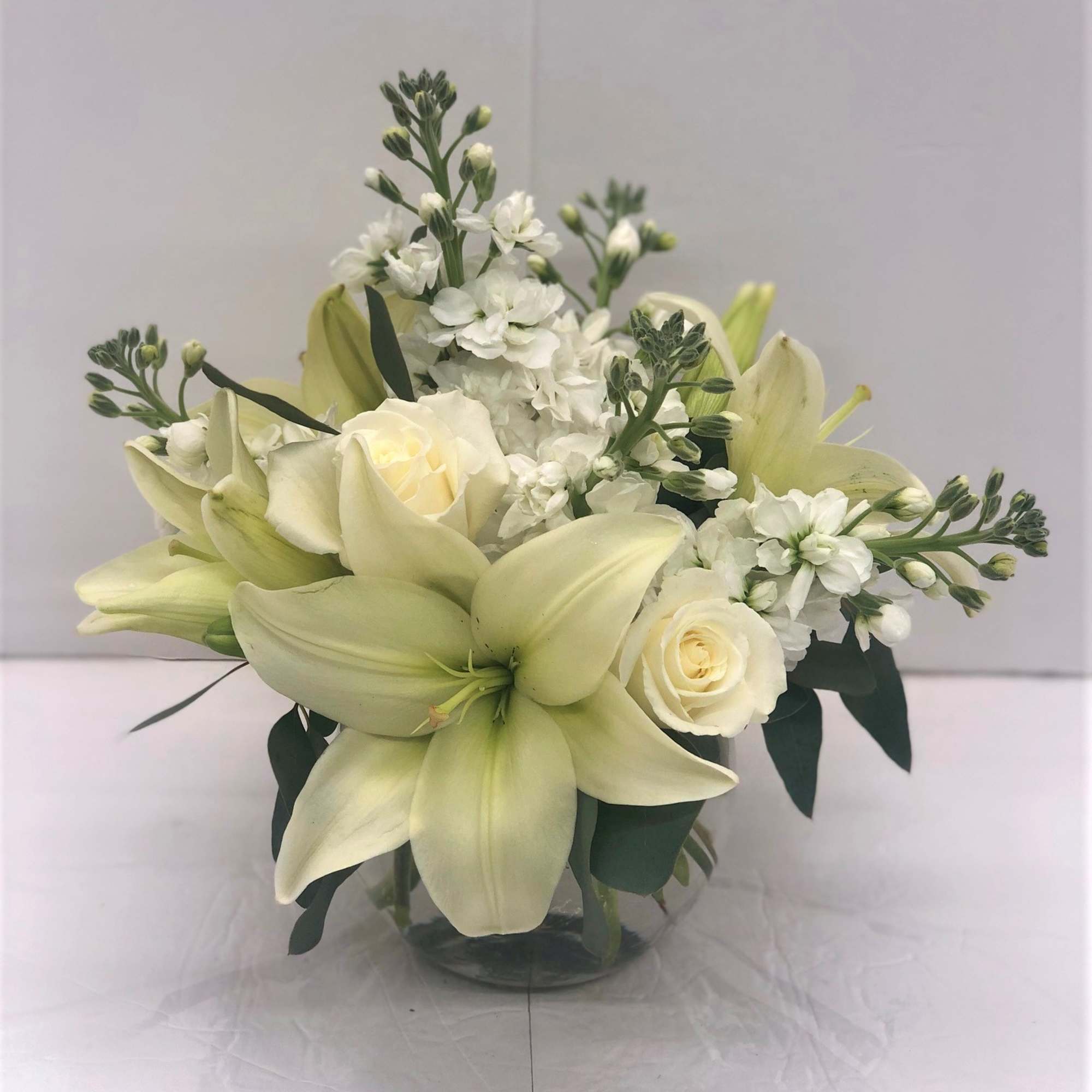 Like a vacation for the senses this lovely bouquet delivers an oasis