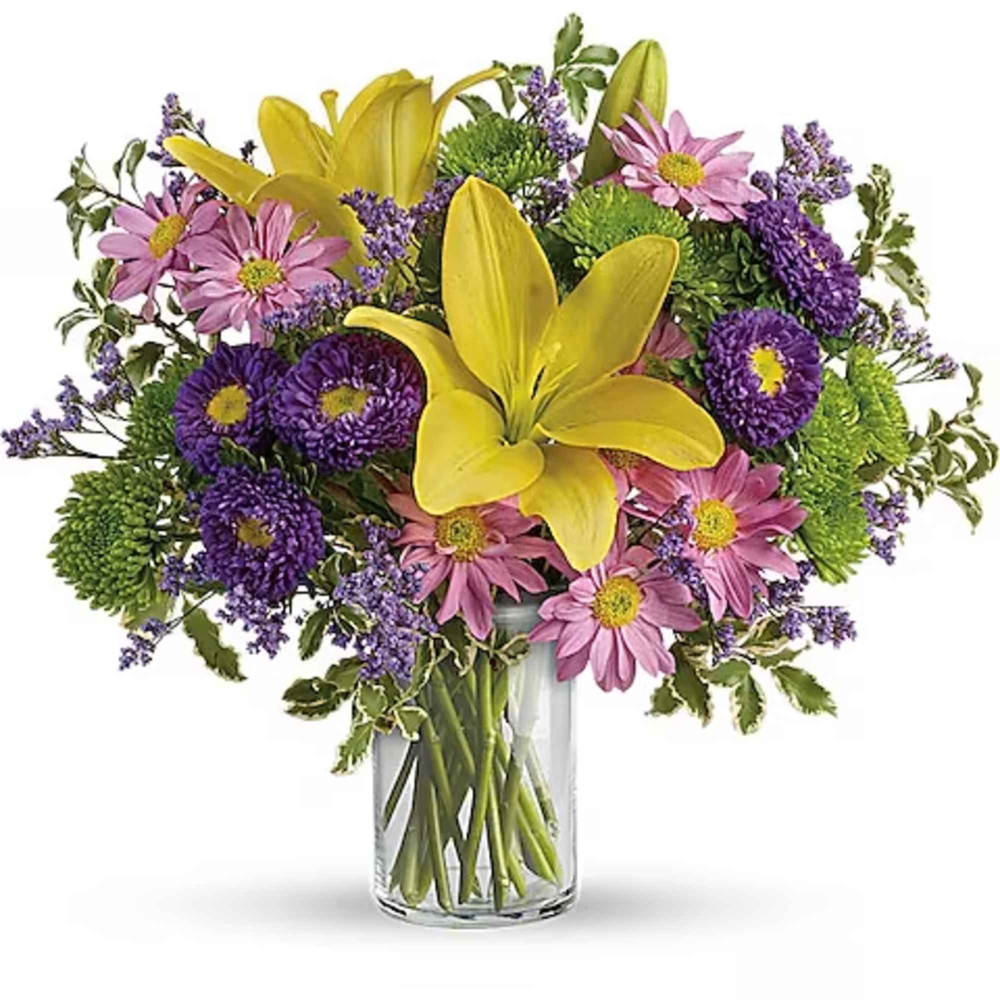 Sprinkle happiness on any occasion with this bright, beautiful bouquet! A cheerful