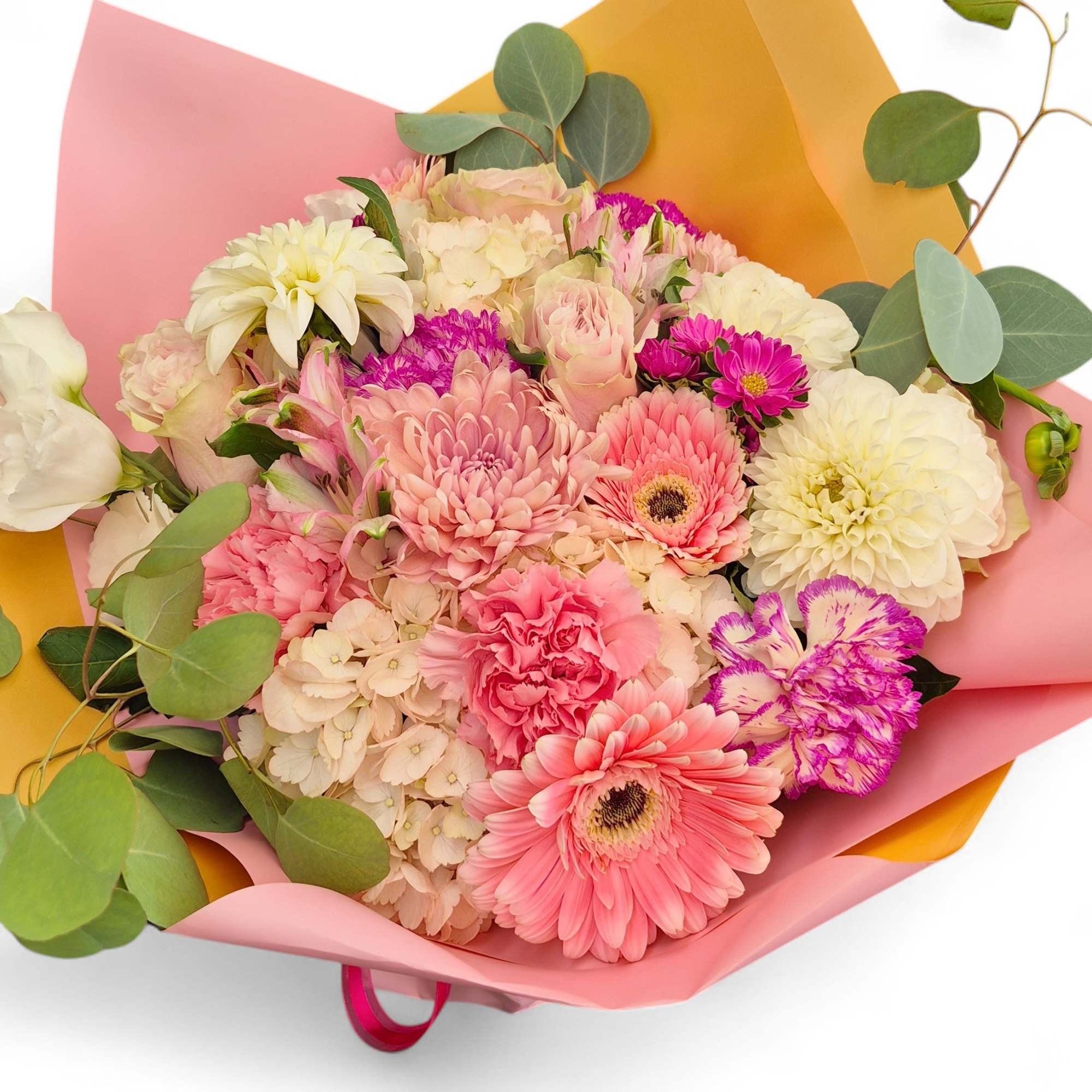 Adorn someone special with our Pink Petal Perfection Bouquet from A Beautiful