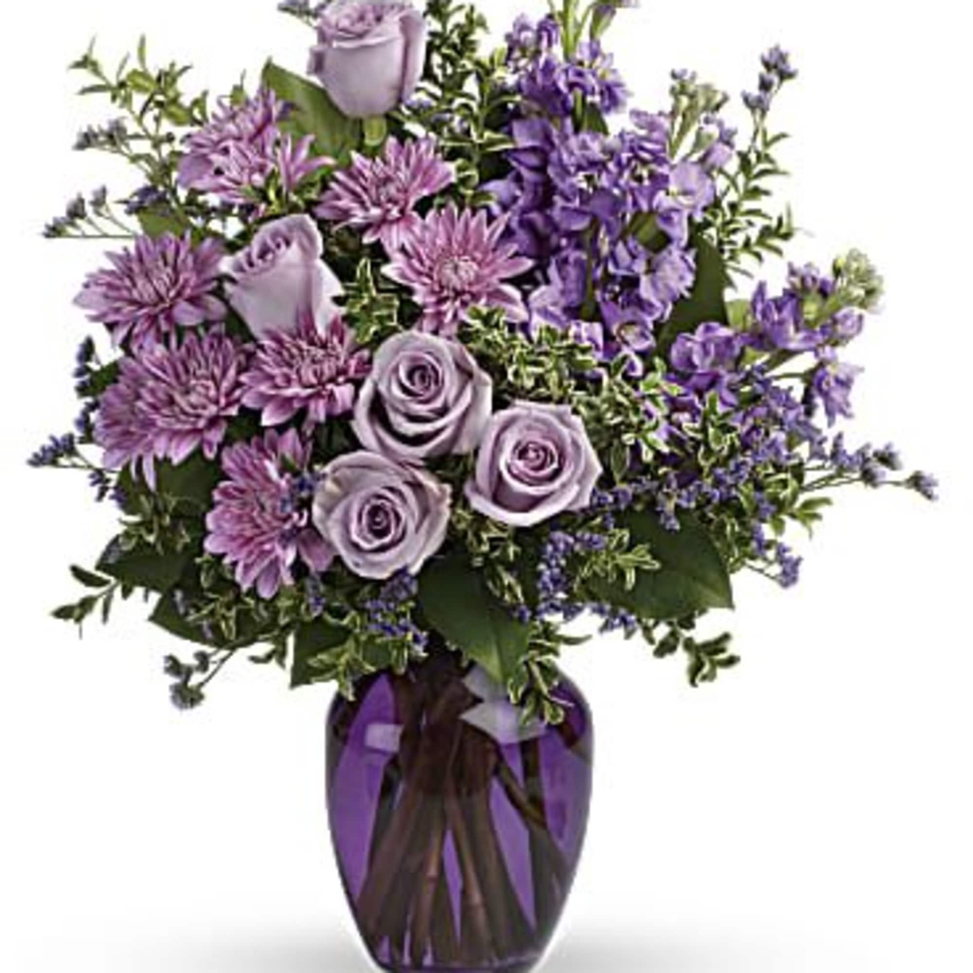 The perfect pick for the purple lover in your life! This dramatic