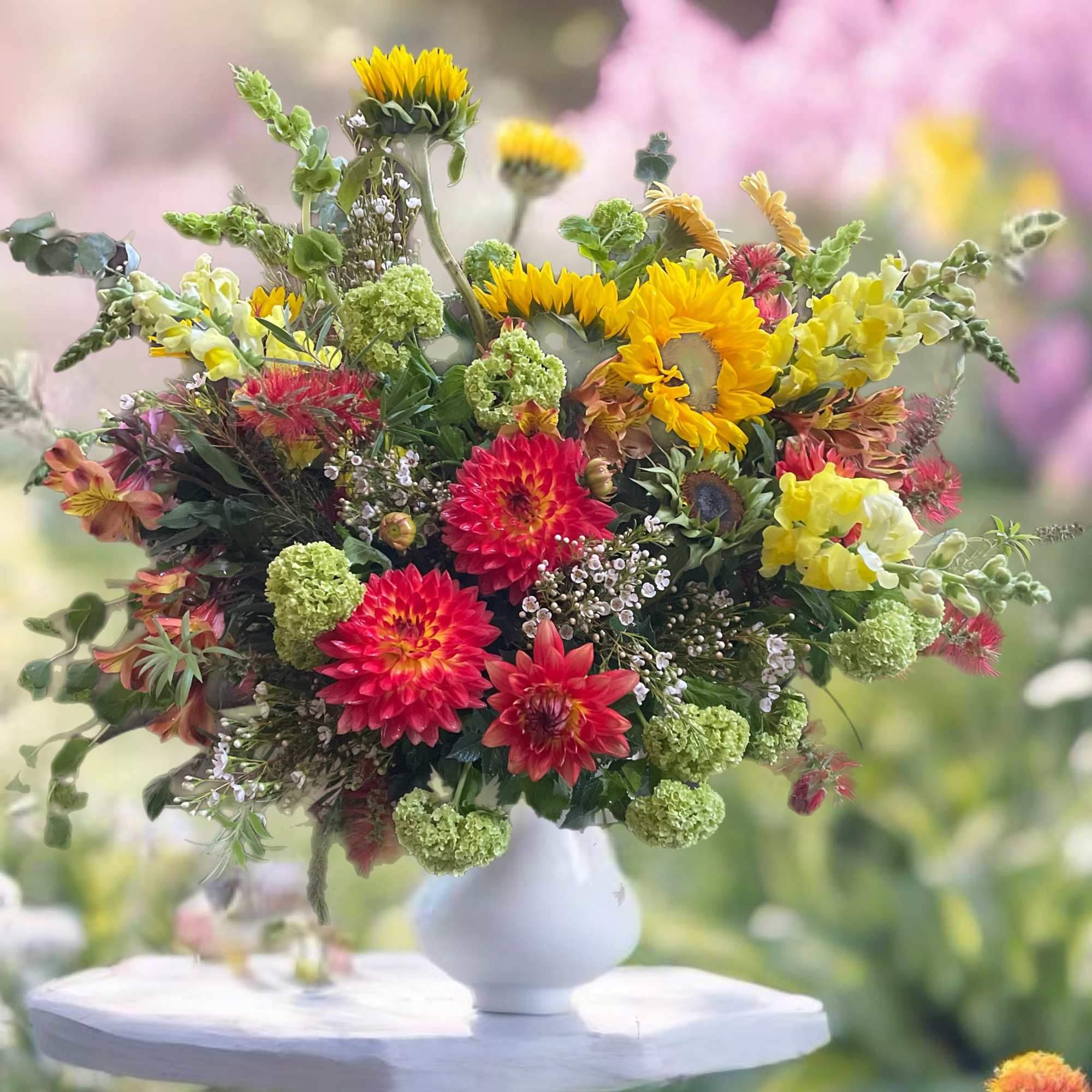 Fresh cut from the garden to your home ! Nature brings us