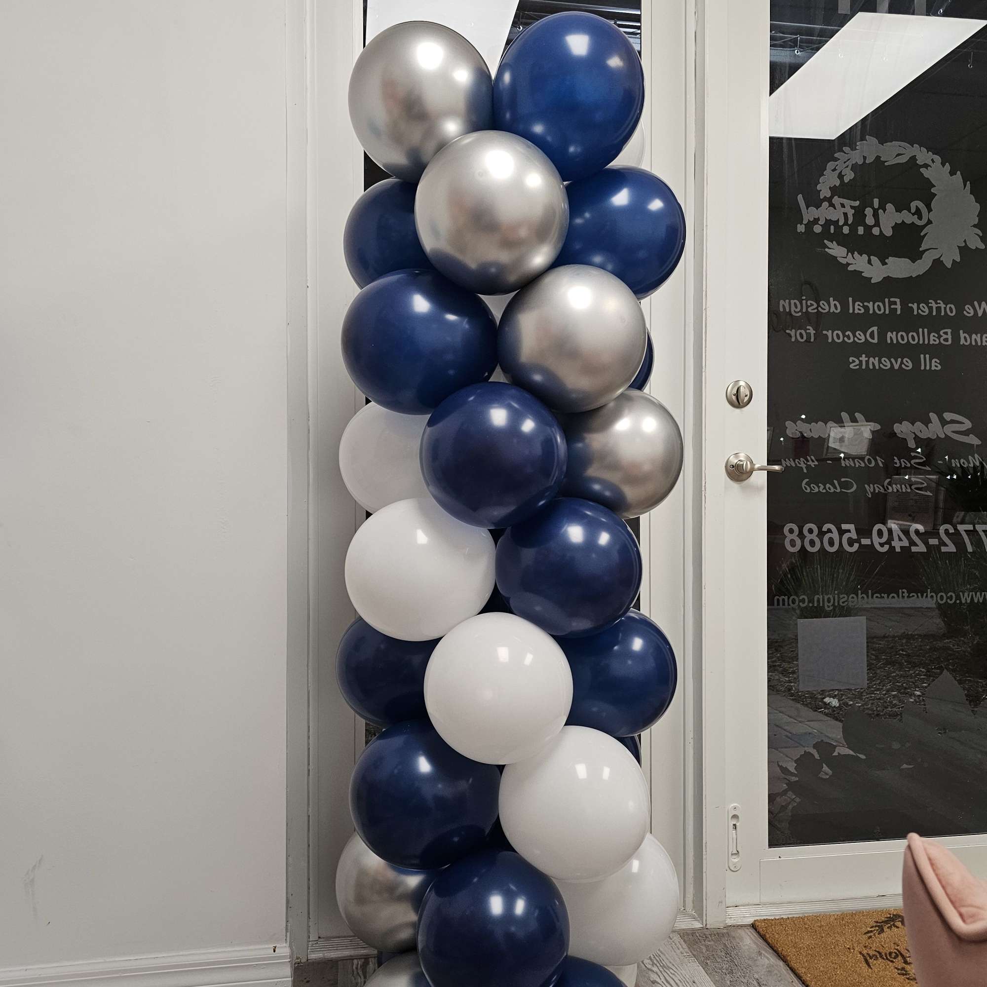 Choose up to 3 colors to create your event spiral Column