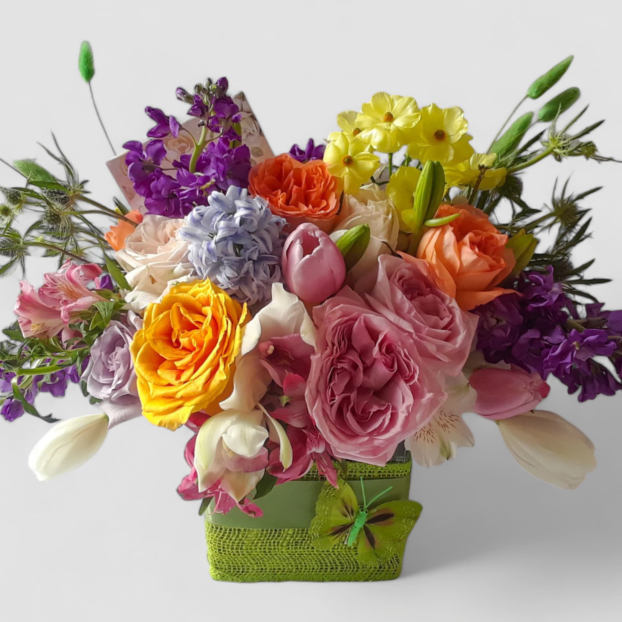 Roses orchids and more. Perfect for every occasion. Send this beautiful bouquet