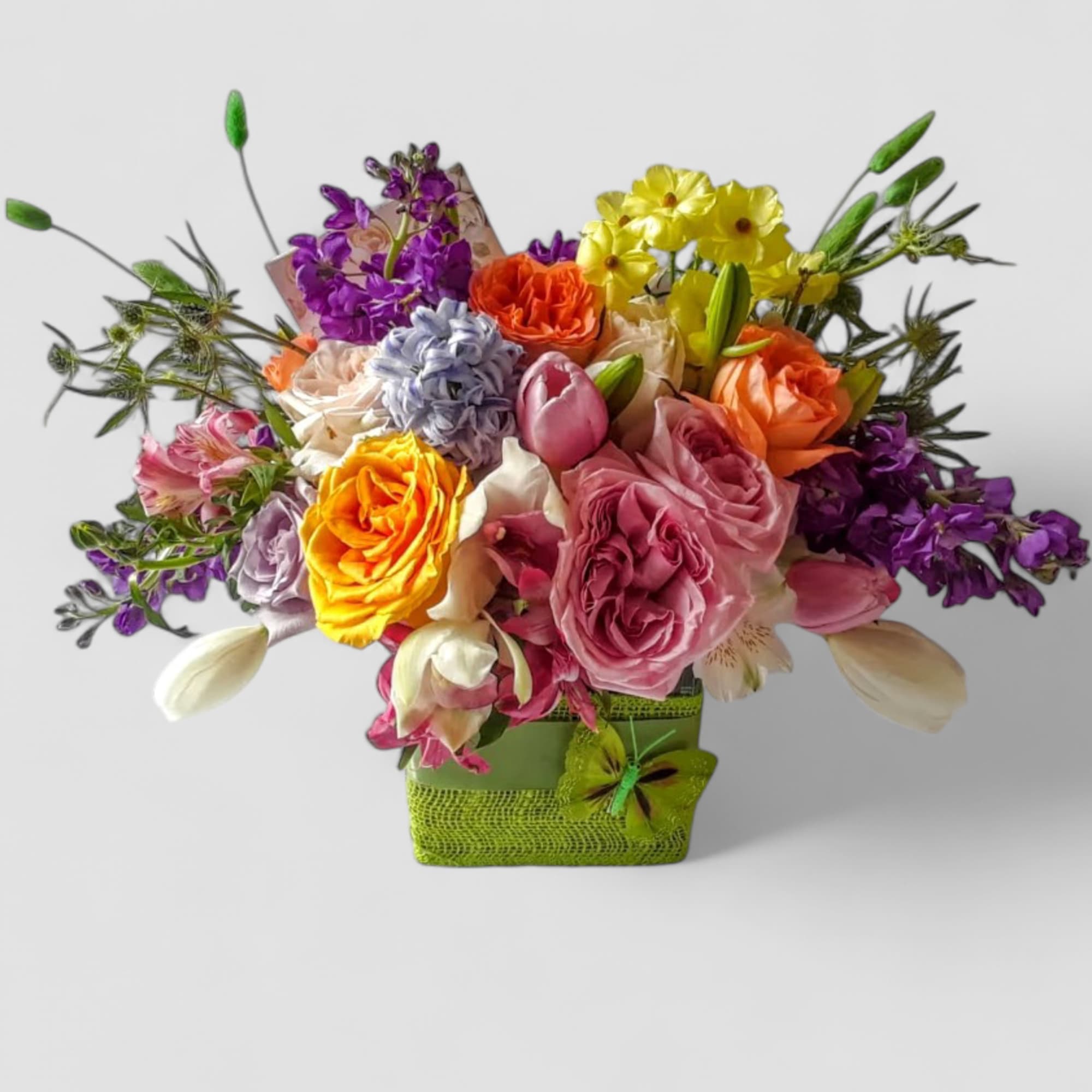 Roses orchids and more. Perfect for every occasion. Send this beautiful bouquet