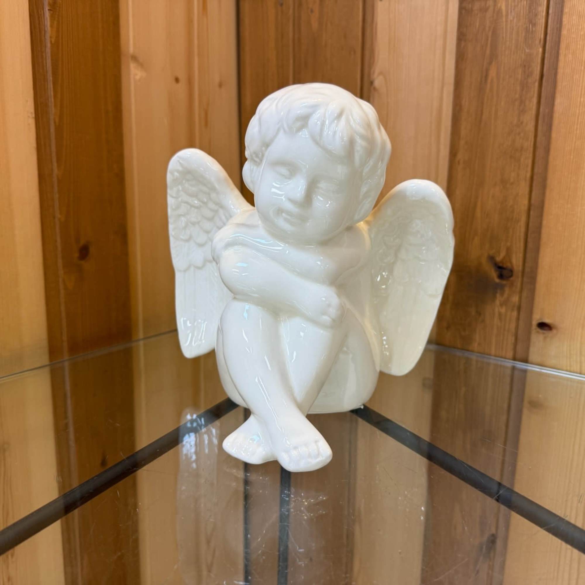 Porcelain Cherub 8" tall  Porcelain Cherub 8" tall