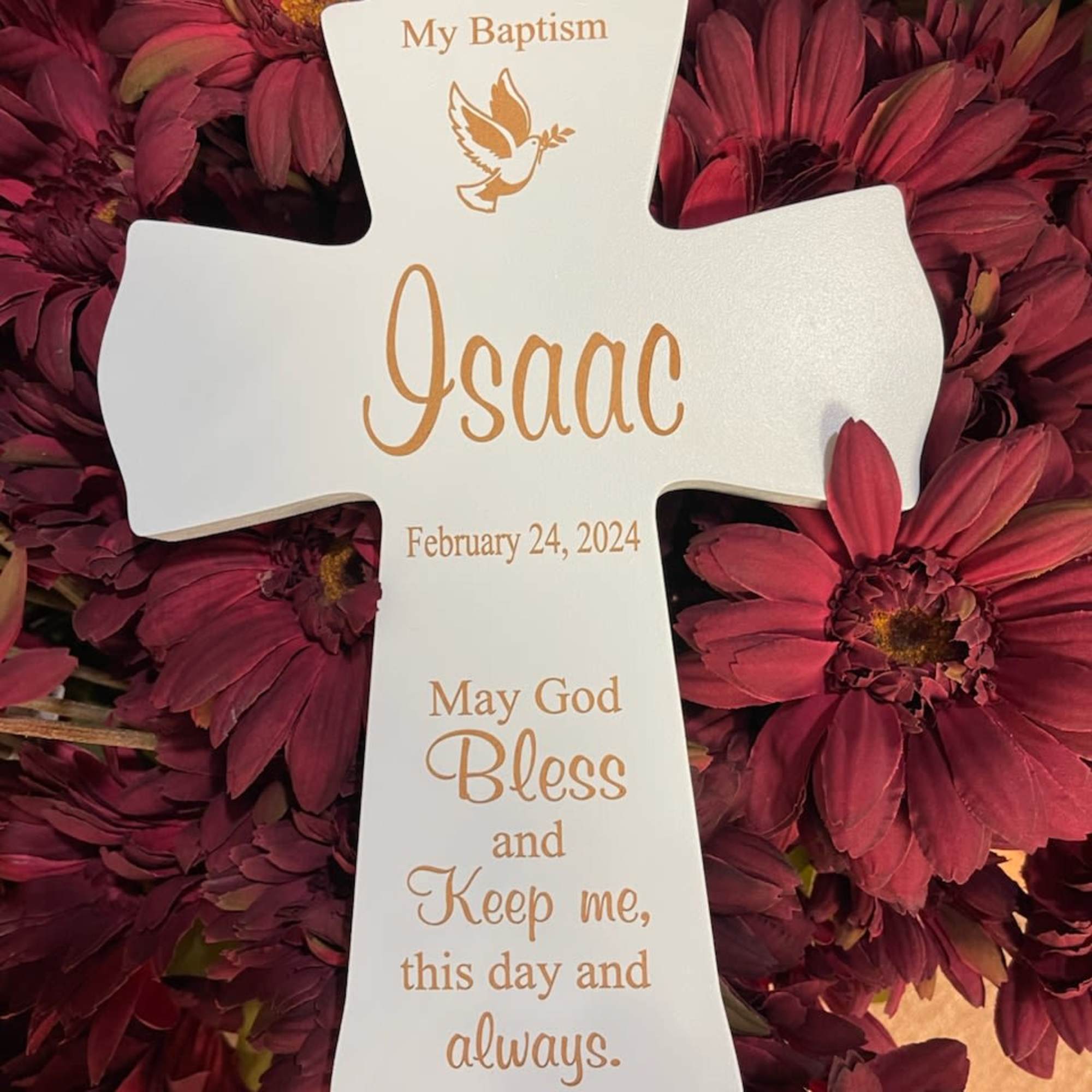 Send an engraved keepsake cross for a gift they'll treasure for years! Send an engraved keepsake cross for a gift they'll treasure for years!