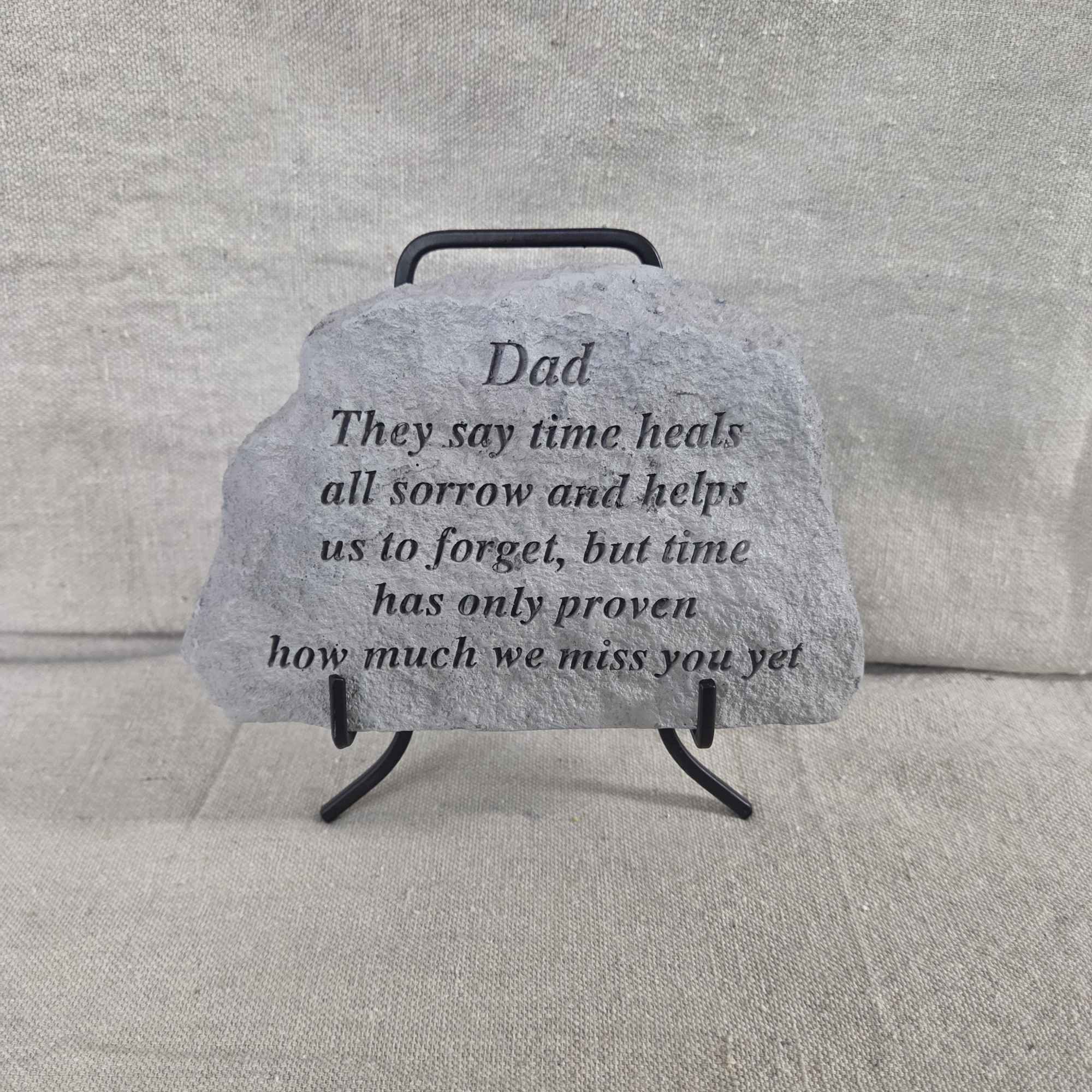 Dad - They say time heals all sorrow and helps us to