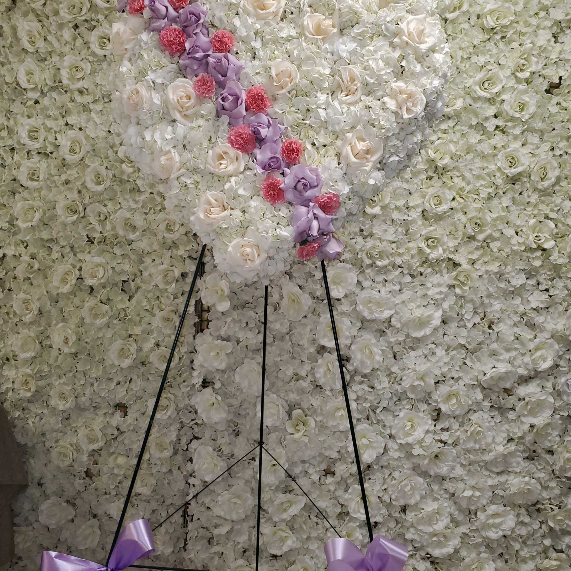 Lavender, pink and white bleeding heart Lavender, pink and white bleeding heart