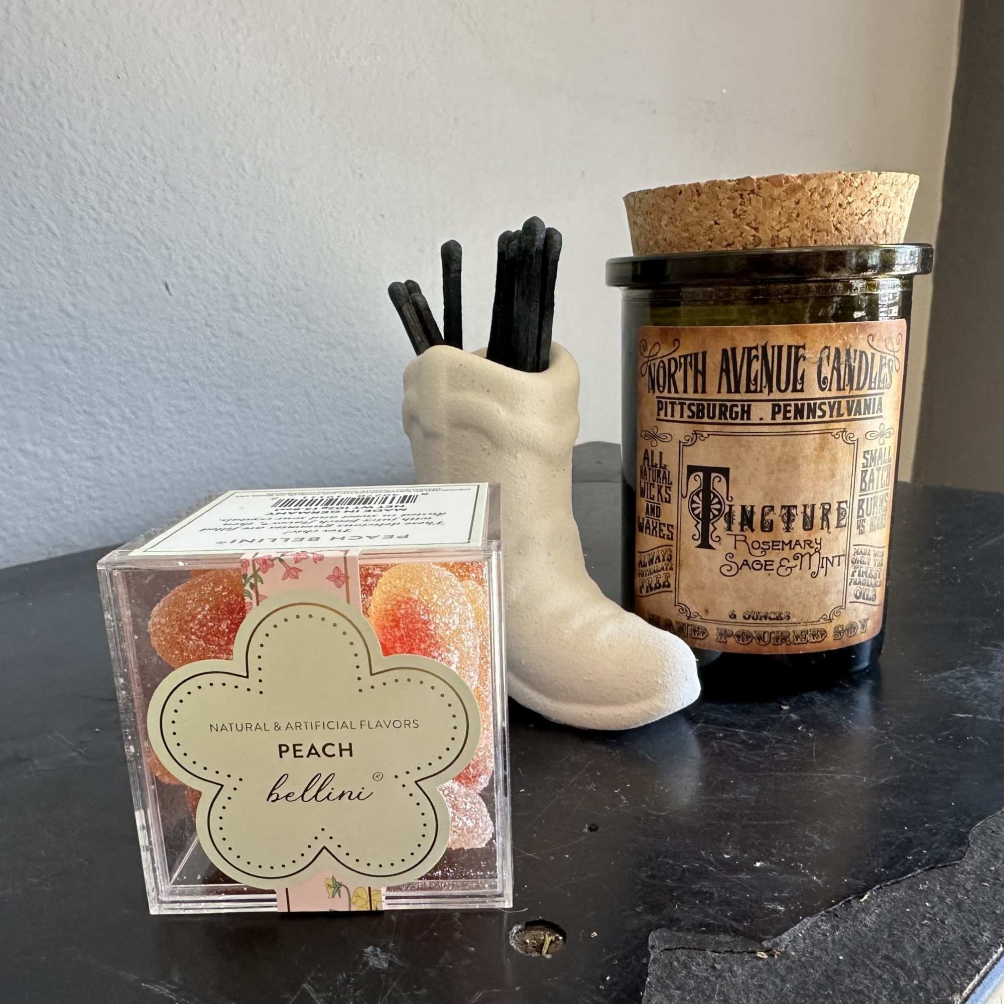 A simple and wonderful goodie bag. Comes with (a very cool) cowboy