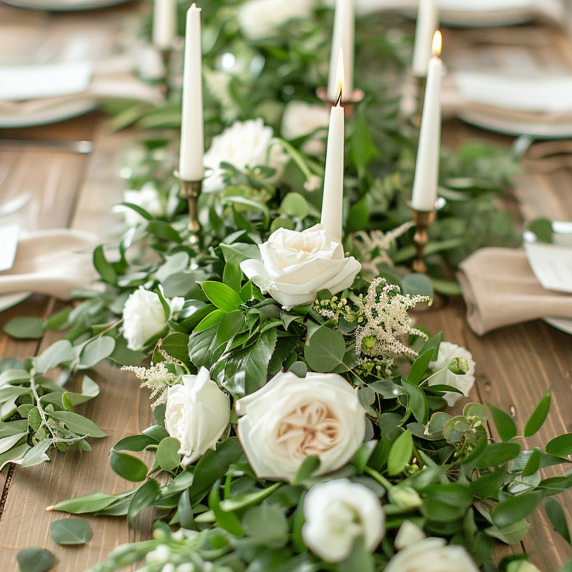 An elegant alternative to traditional centerpieces, the Ever After Edit &ndash; Floral