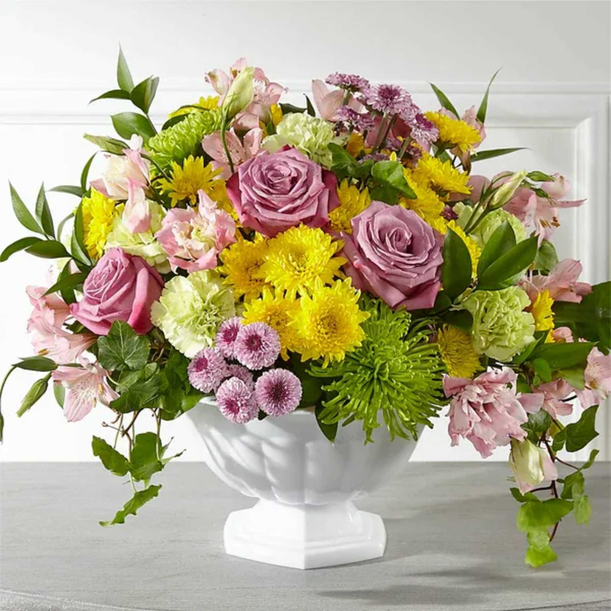 Deliver an uplifting message with a fresh array of springtime hues with