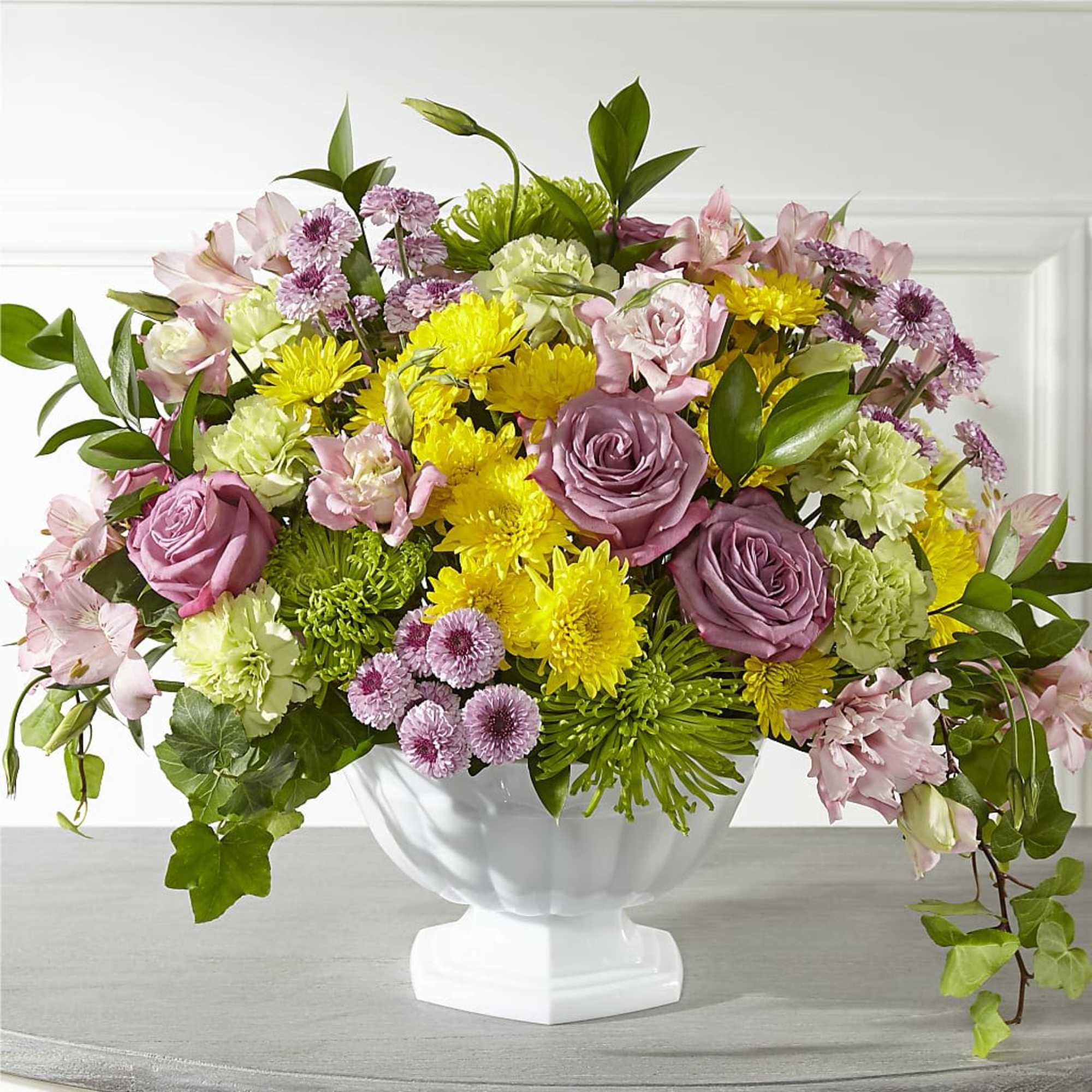 Deliver an uplifting message with a fresh array of springtime hues with