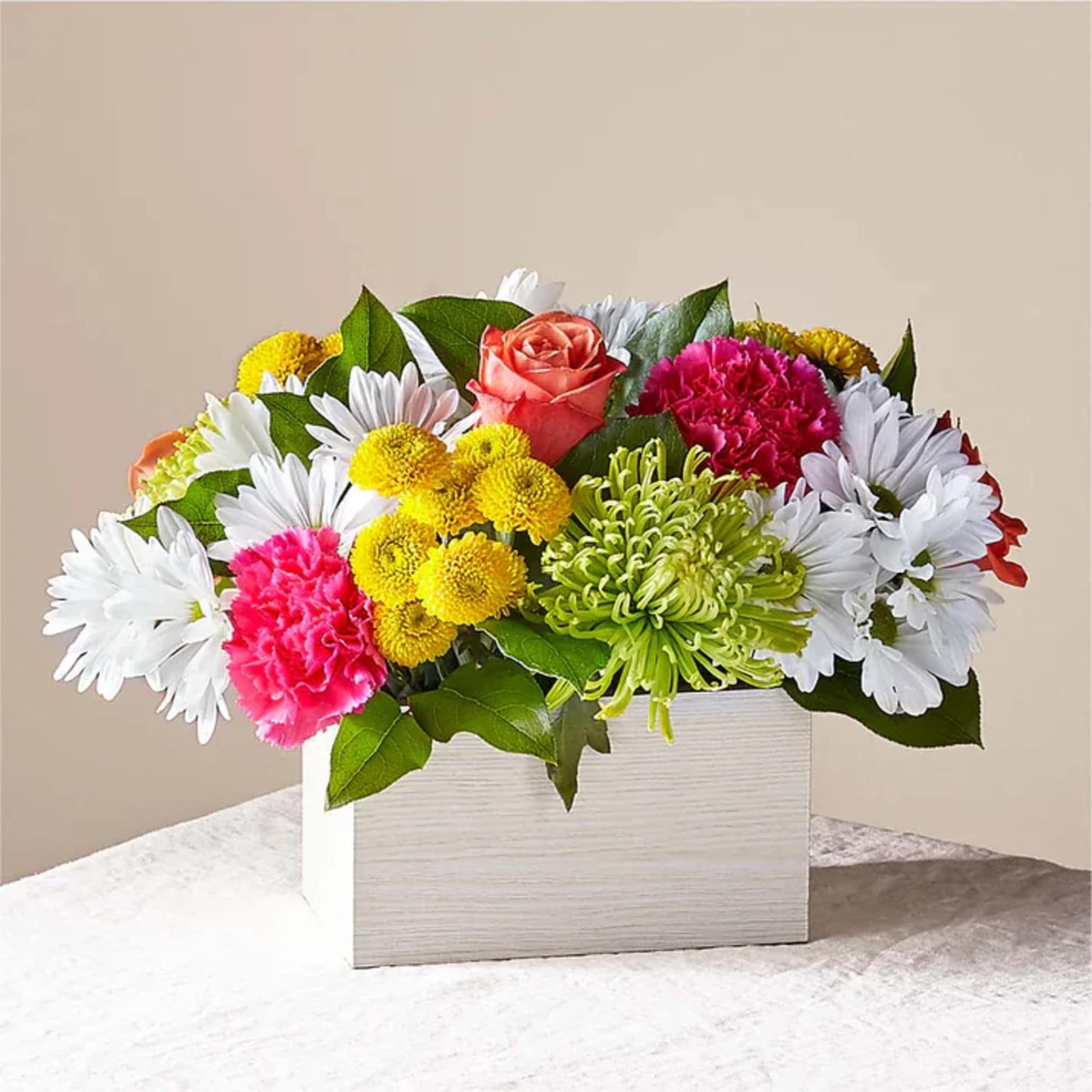 What&#039;s the scoop on this bright arrangement? Well, our Sorbet Bouquet is