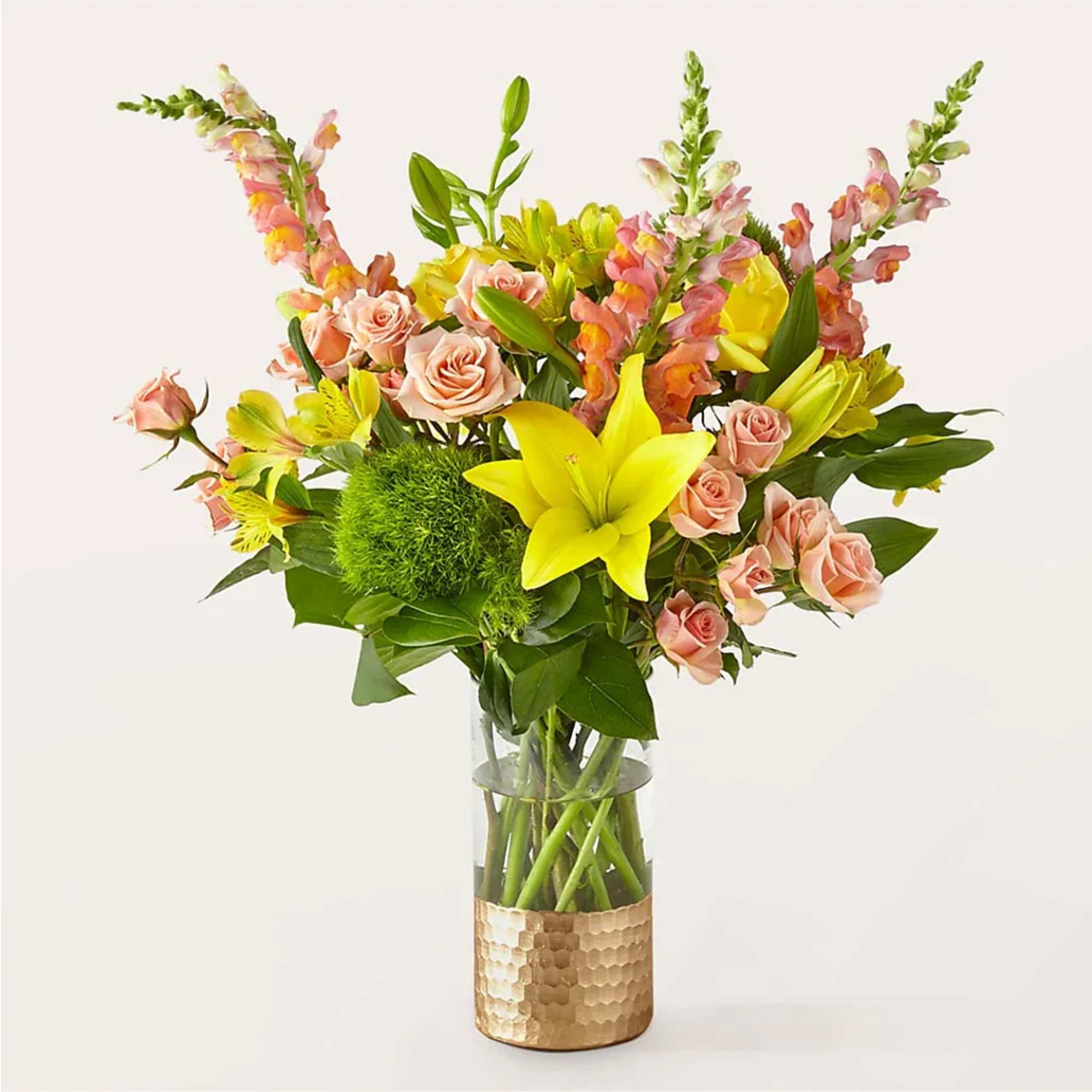 Take a trip to somewhere warm with this sunny bouquet, bursting with