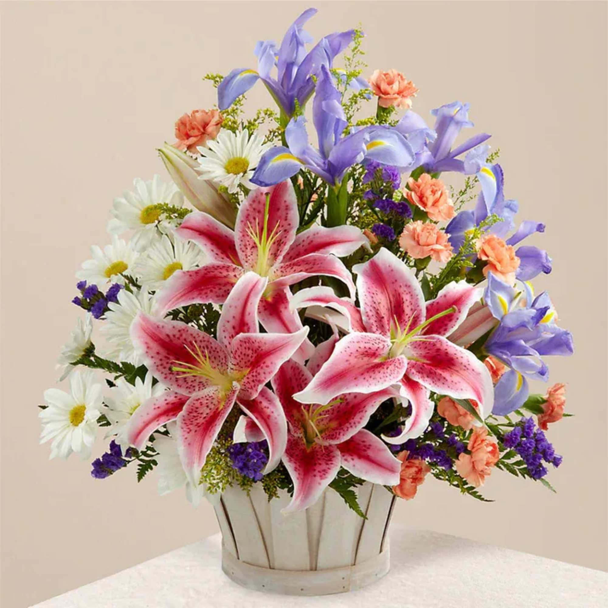 The Wondrous Nature Bouquet is bountifully bedecked with a dazzling display of