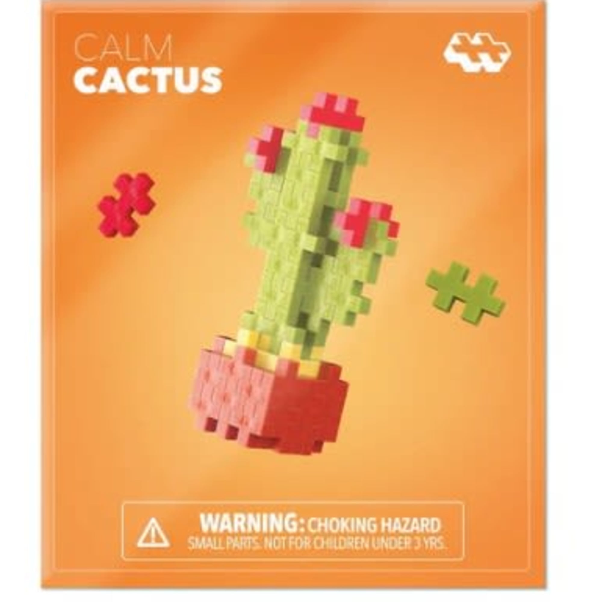 Build your very own mini Calm Cactus in soothing shades of orange