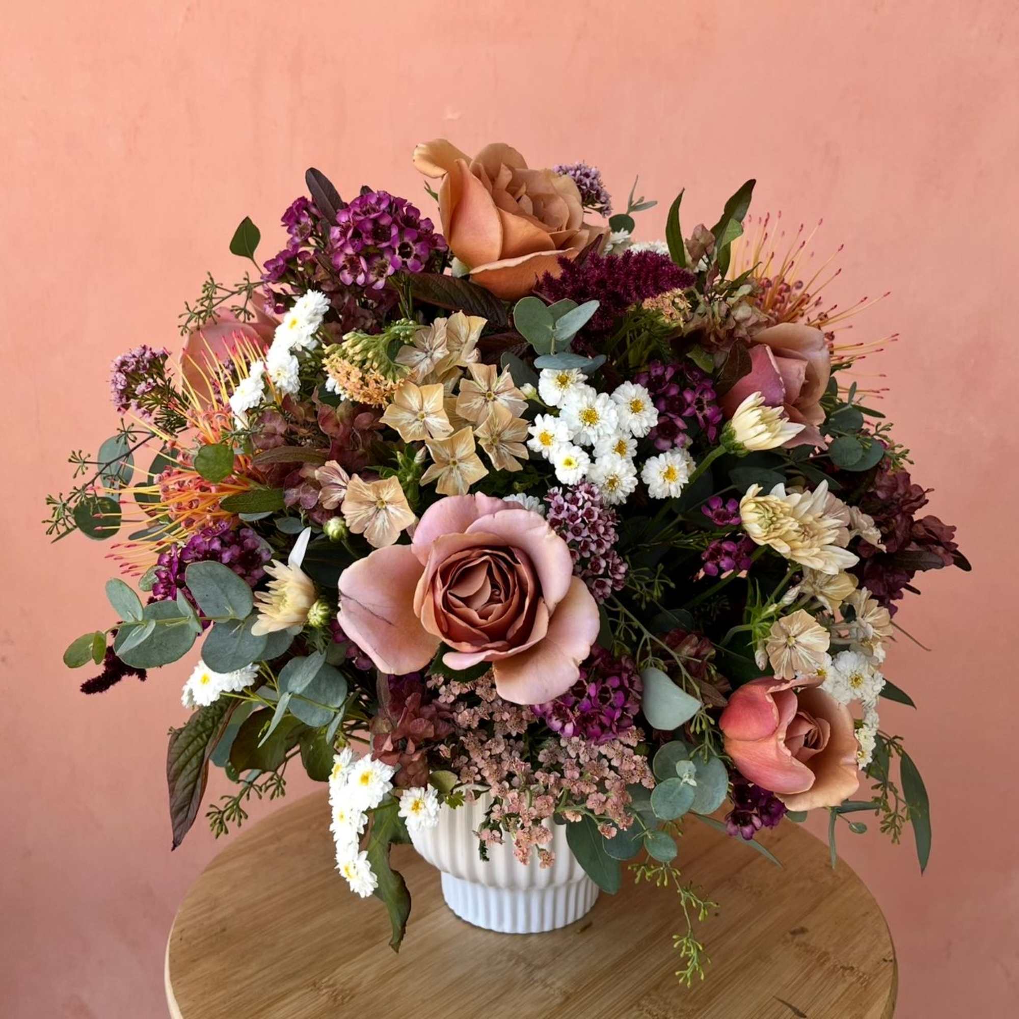 A vibrant, medium vase arrangement that brings color and joy.

Make a note