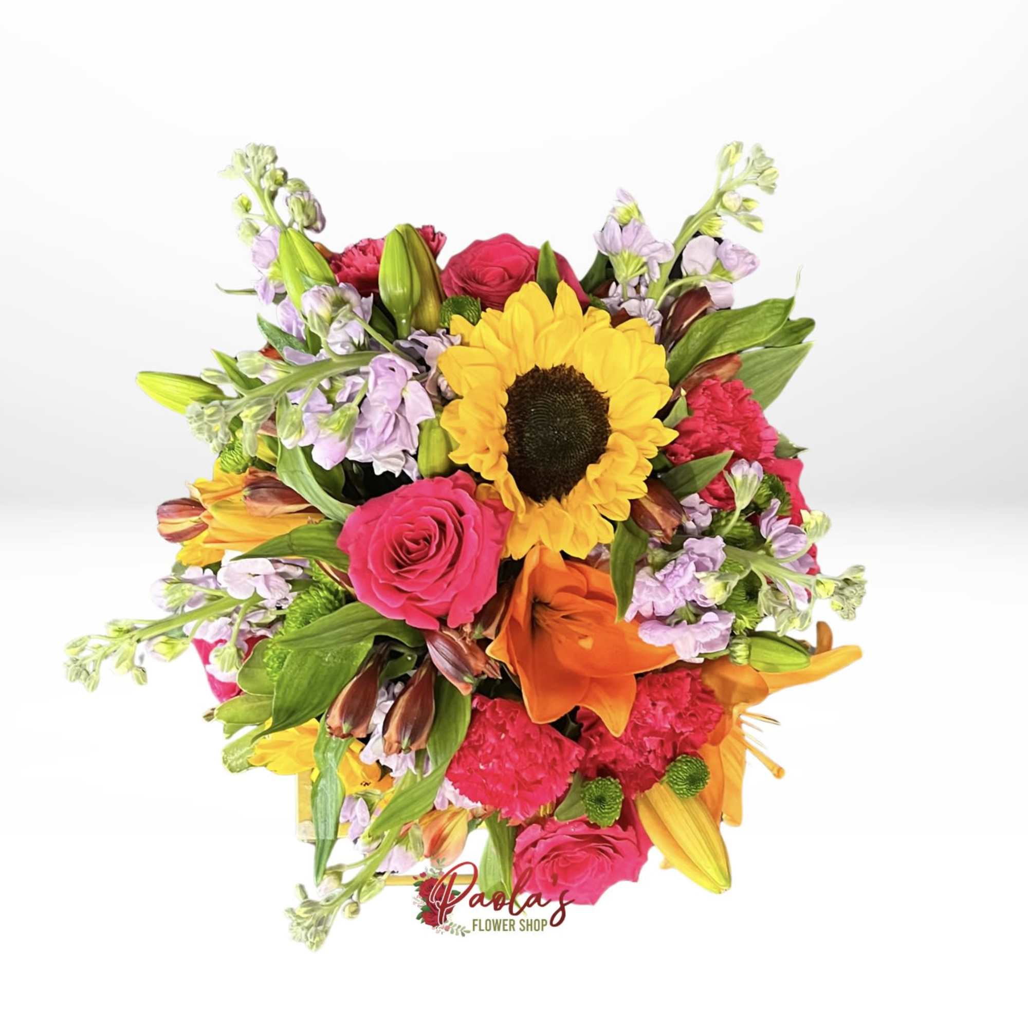 This vase arrangement is guaranteed to captivate anyone's attention! It features a