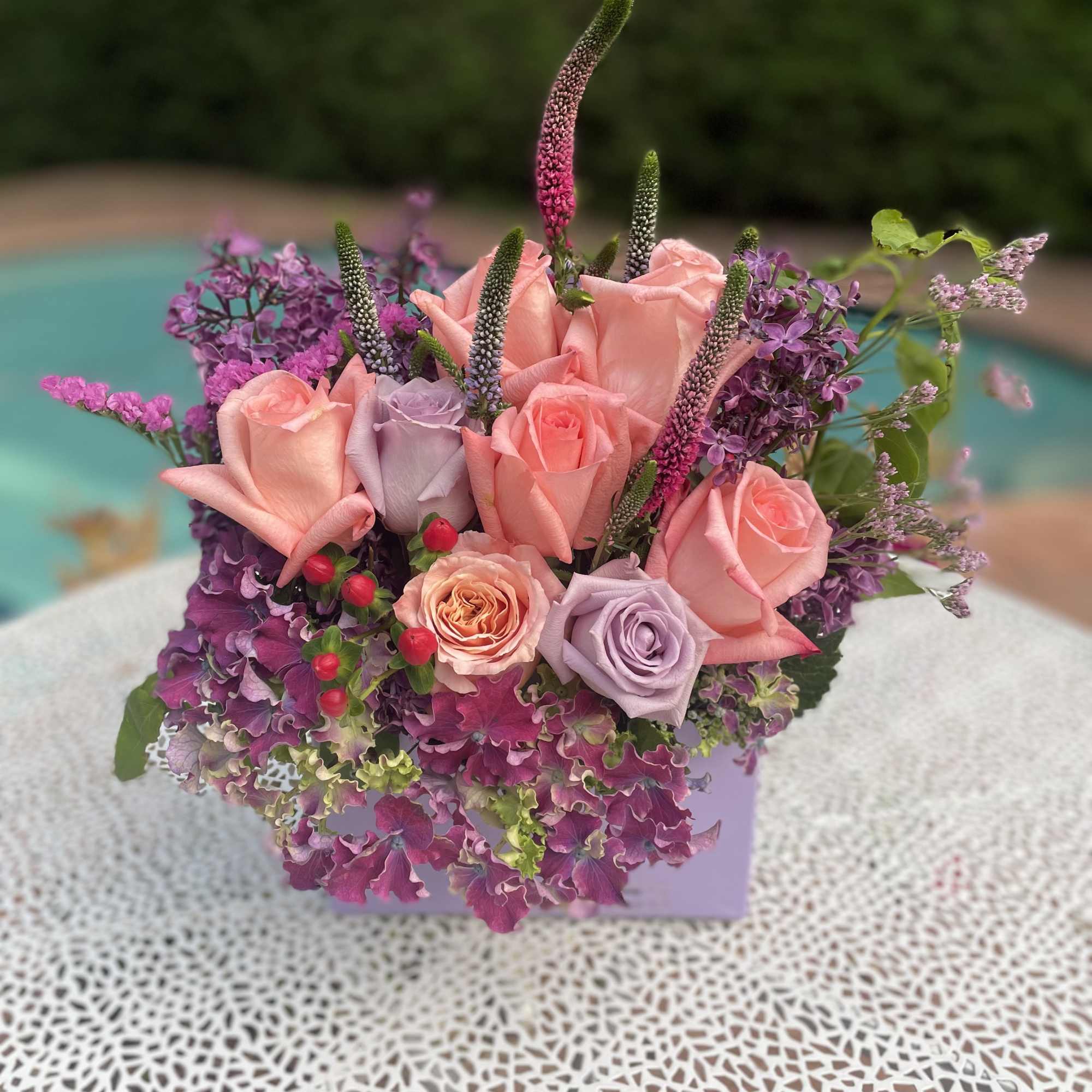 We put together gorgeous arrangements &ldquo;written&rdquo; in the language of flowers.
This Le