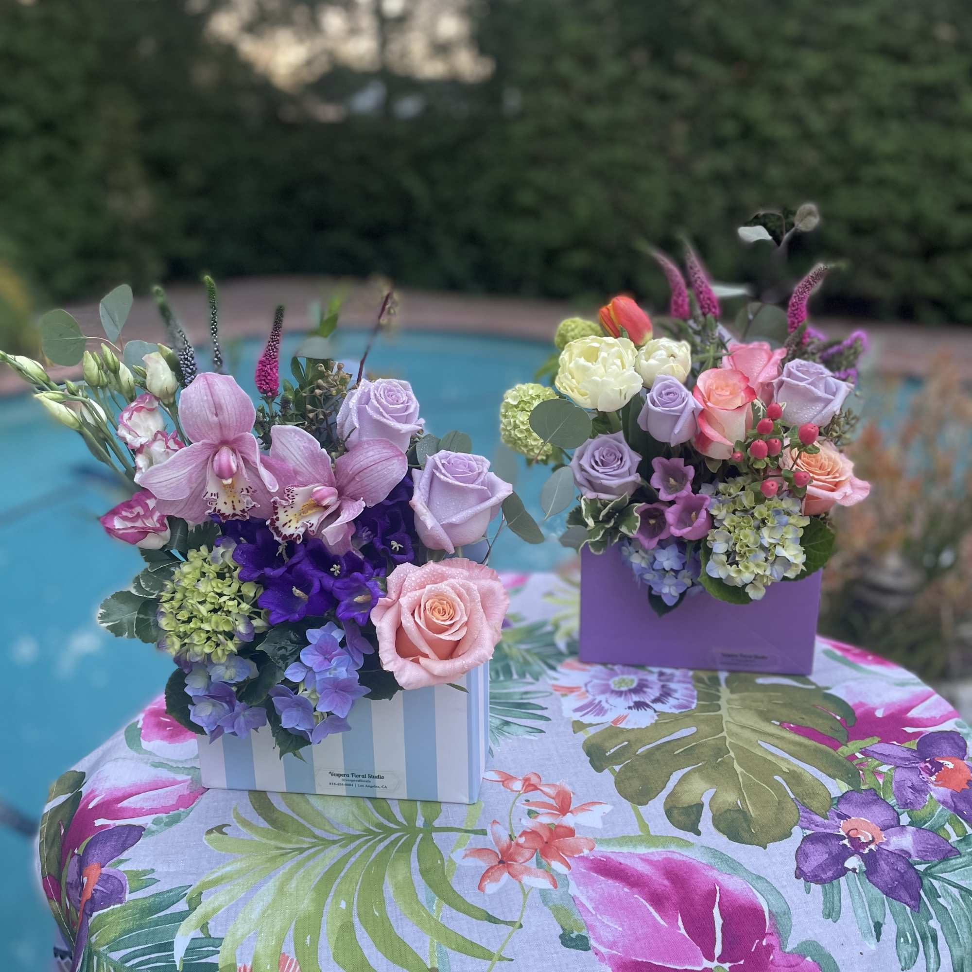 We put together gorgeous arrangements &ldquo;written&rdquo; in the language of flowers.
This Le