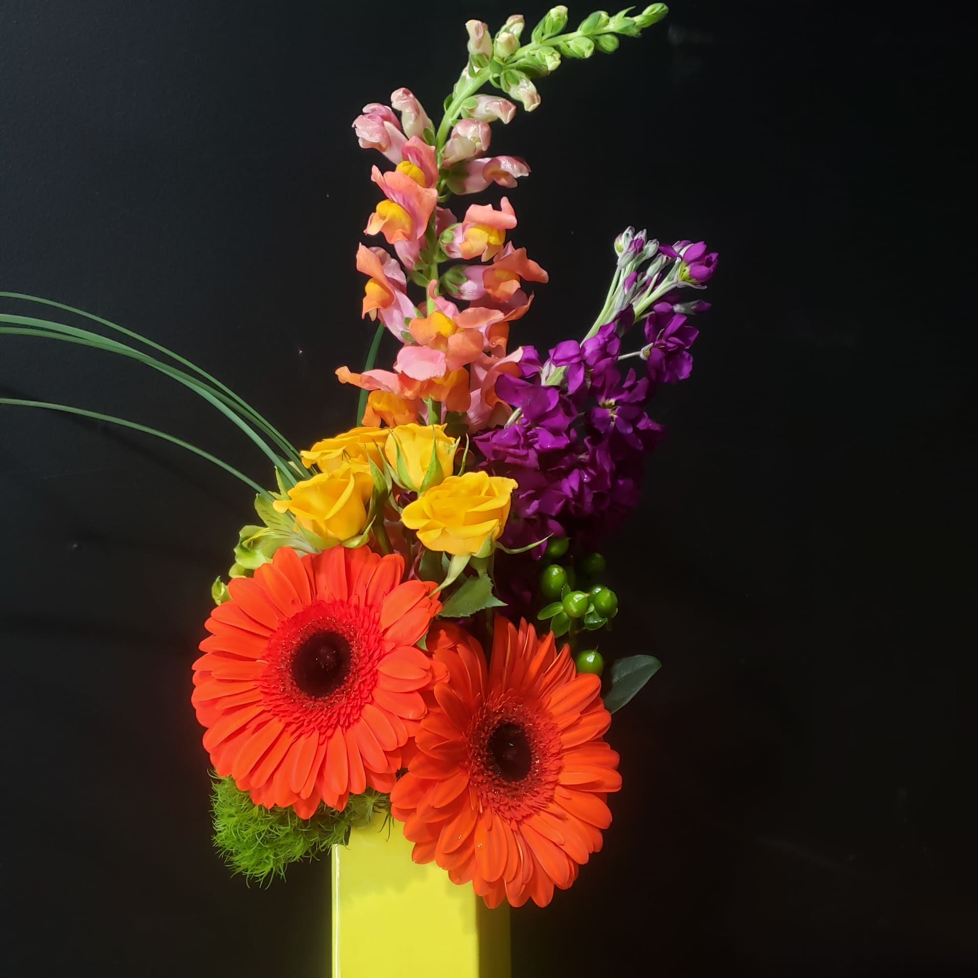 Bright, colorful, happy, exciting, what a way to celebrate any joyful occasion