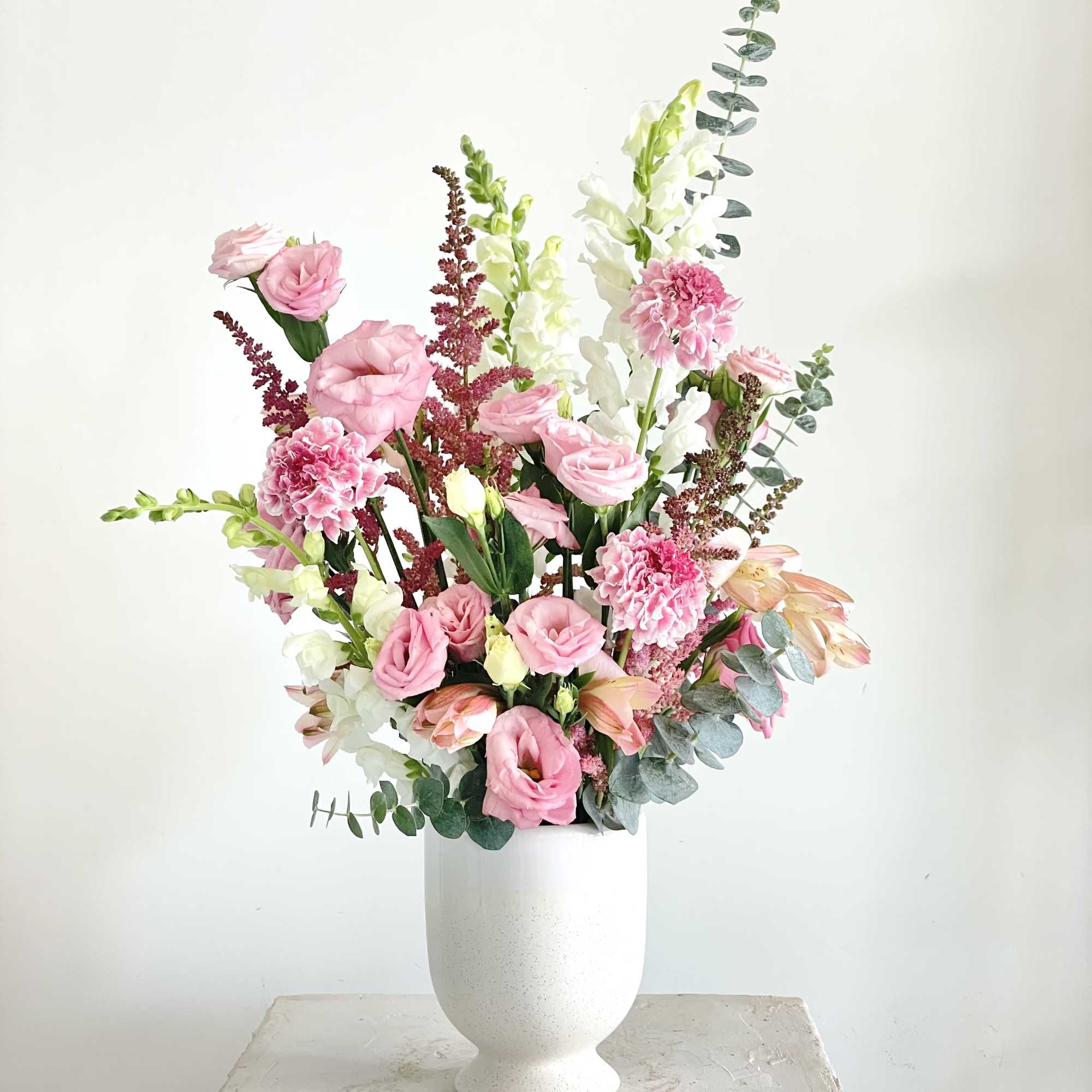 Brighten someone&rsquo;s day with our Blush Blooms arrangement&mdash;a celebration of all things