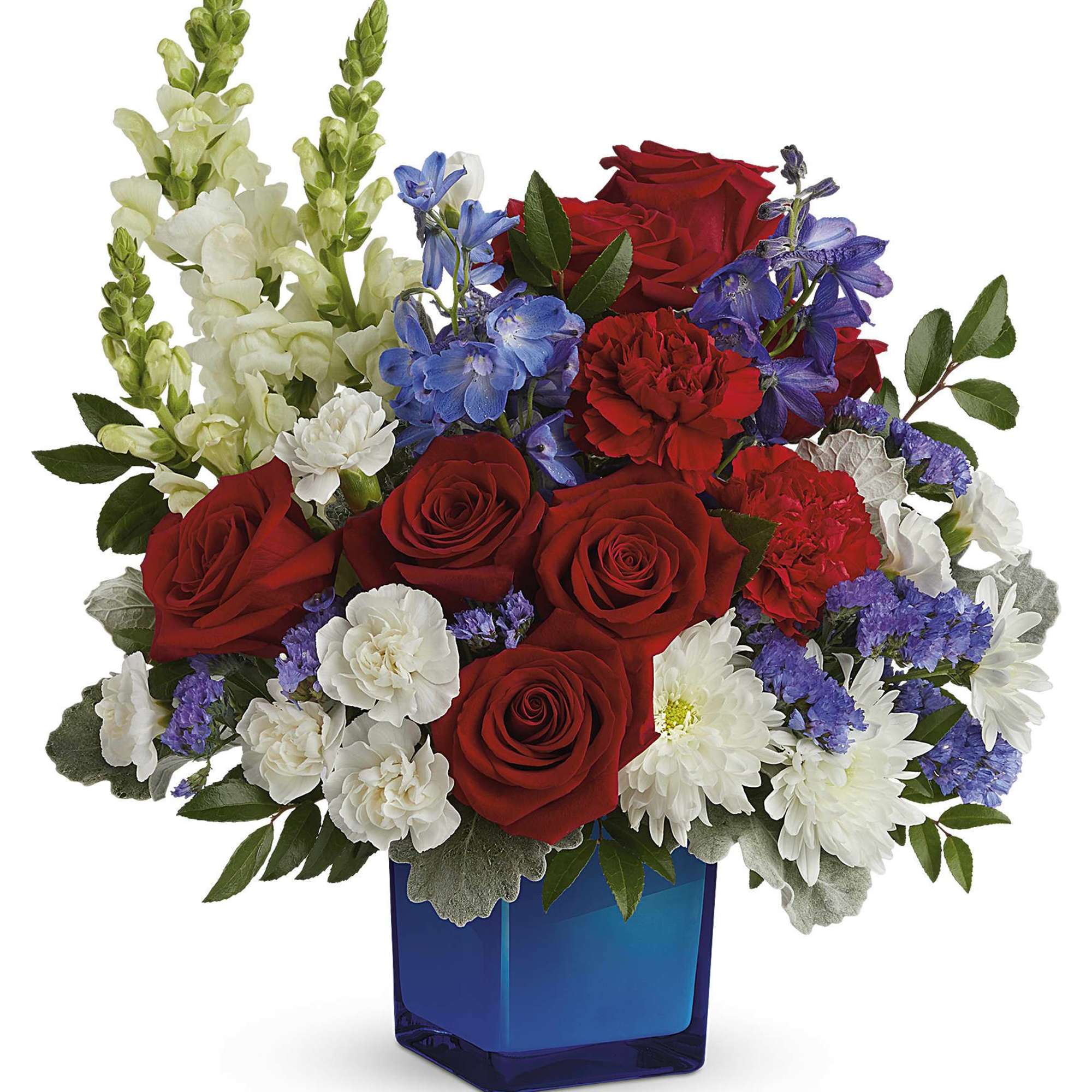 The classic color trio looks more beautiful than ever in this lush