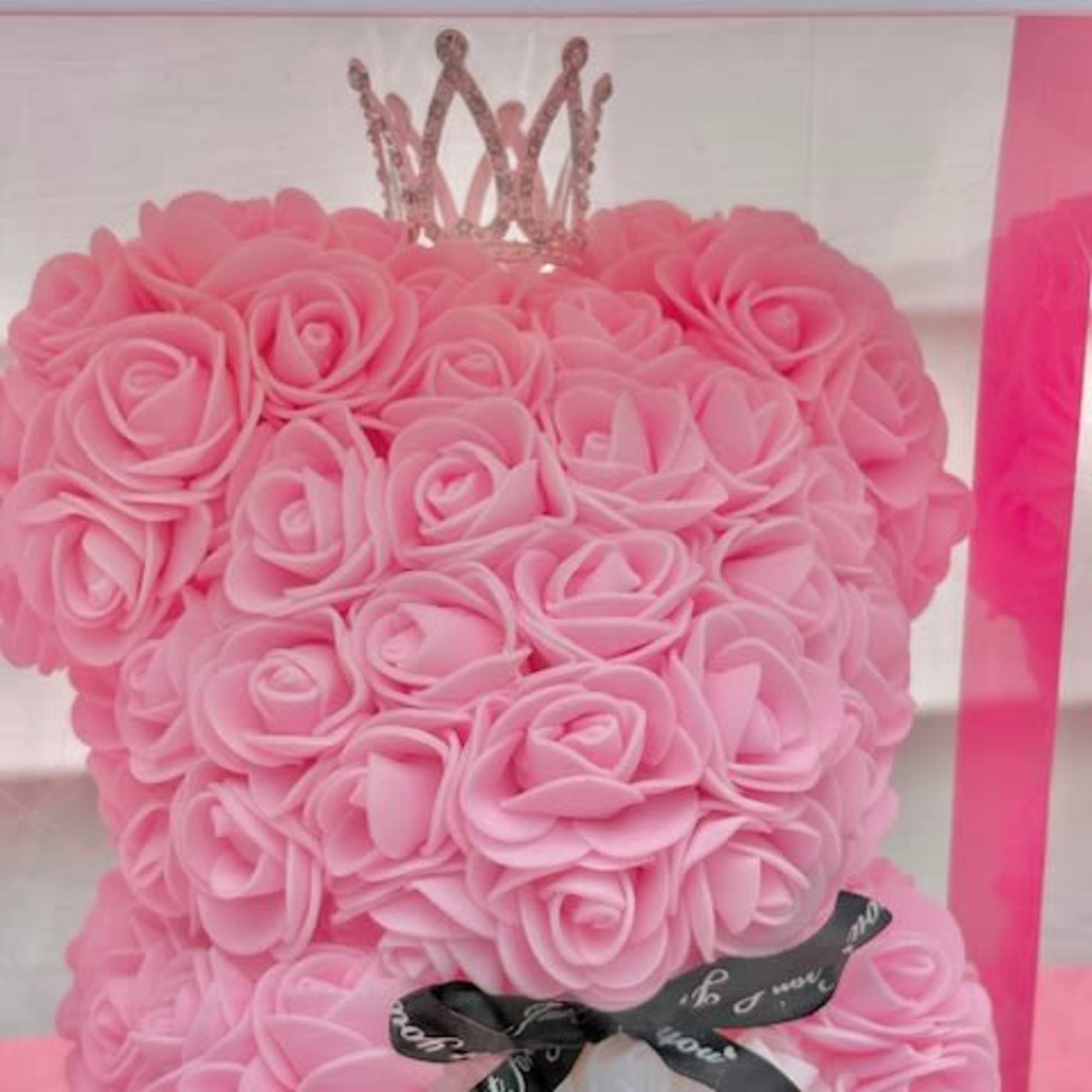 Lovely Pink Bear Gift Box

Inside a crystal-clear gift box, nestled like a