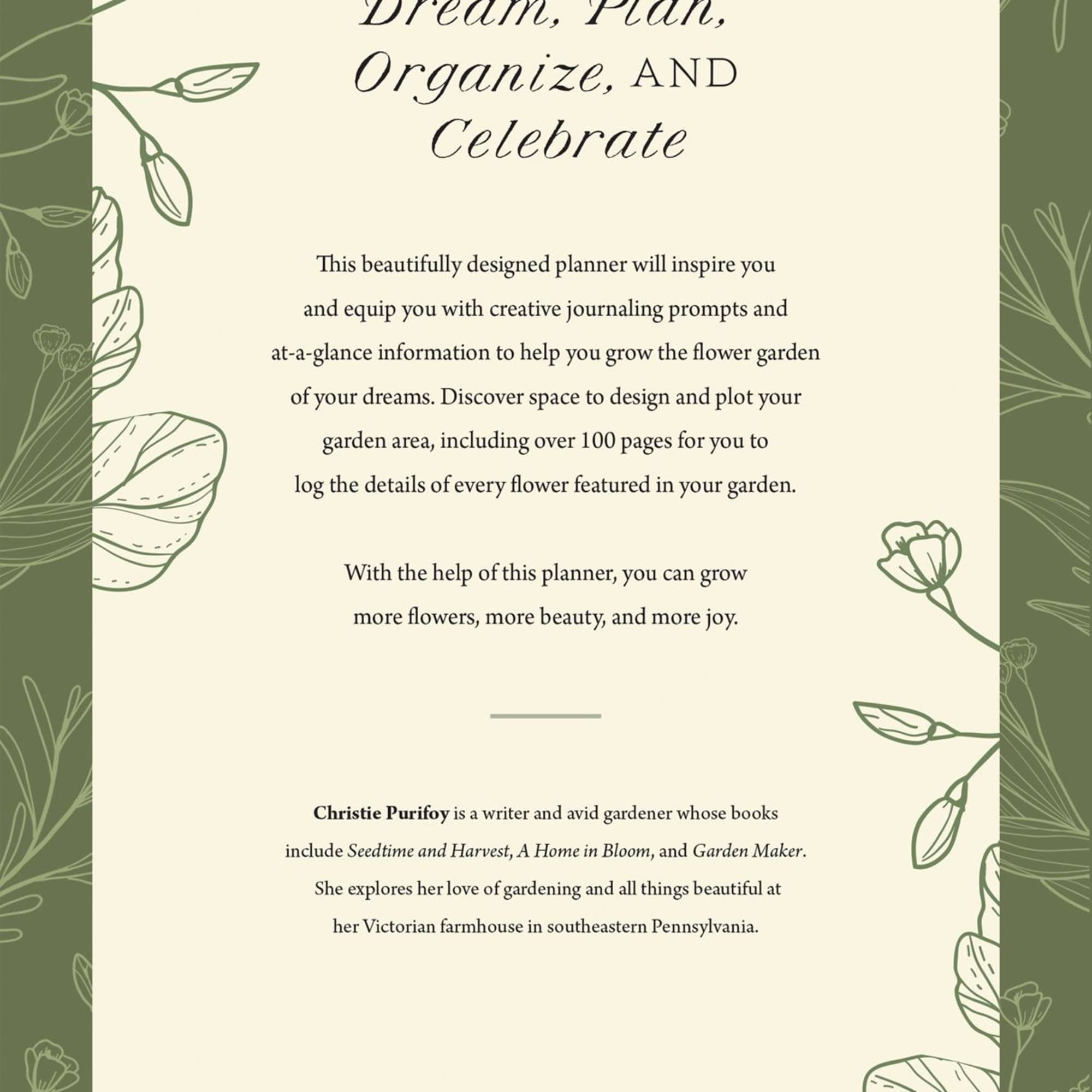 A delightful planner for plotting and planting.