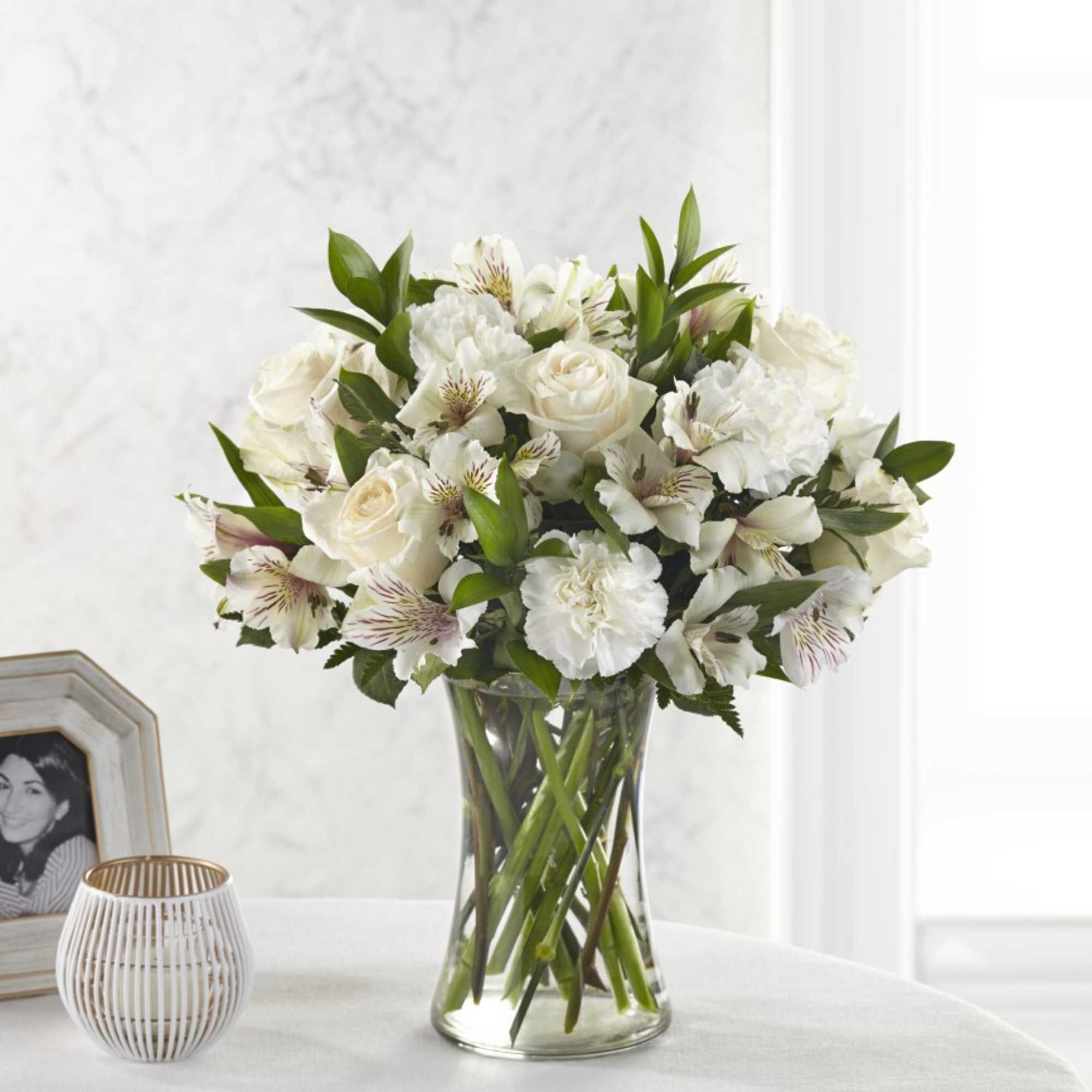 The Cherished Friend Bouquet offers comfort and sympathy in the time of