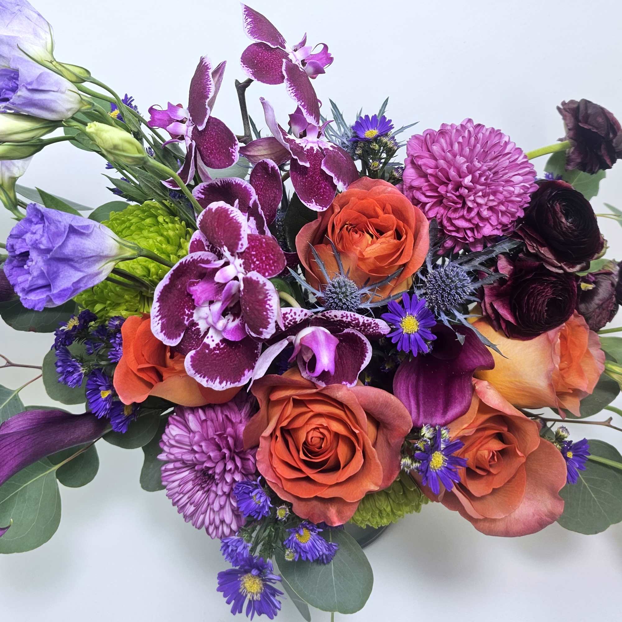 Our Moonlight bouquet shines bright like the night sky! Deep purple and