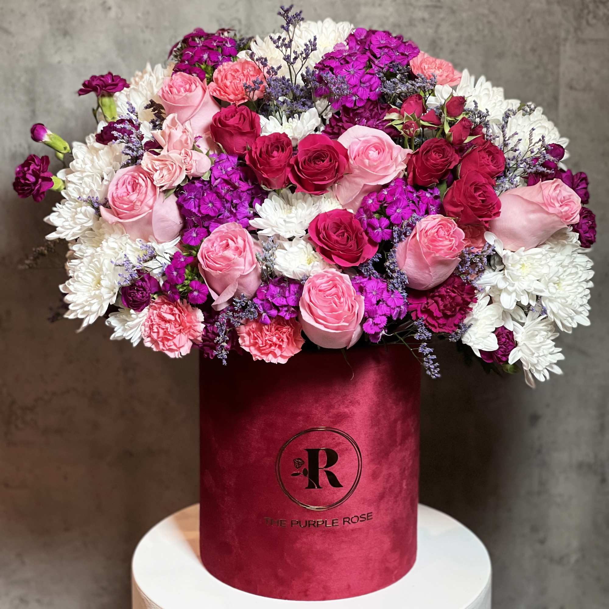 This arrangement inspires with its intricacy, all saturated colors still can convey