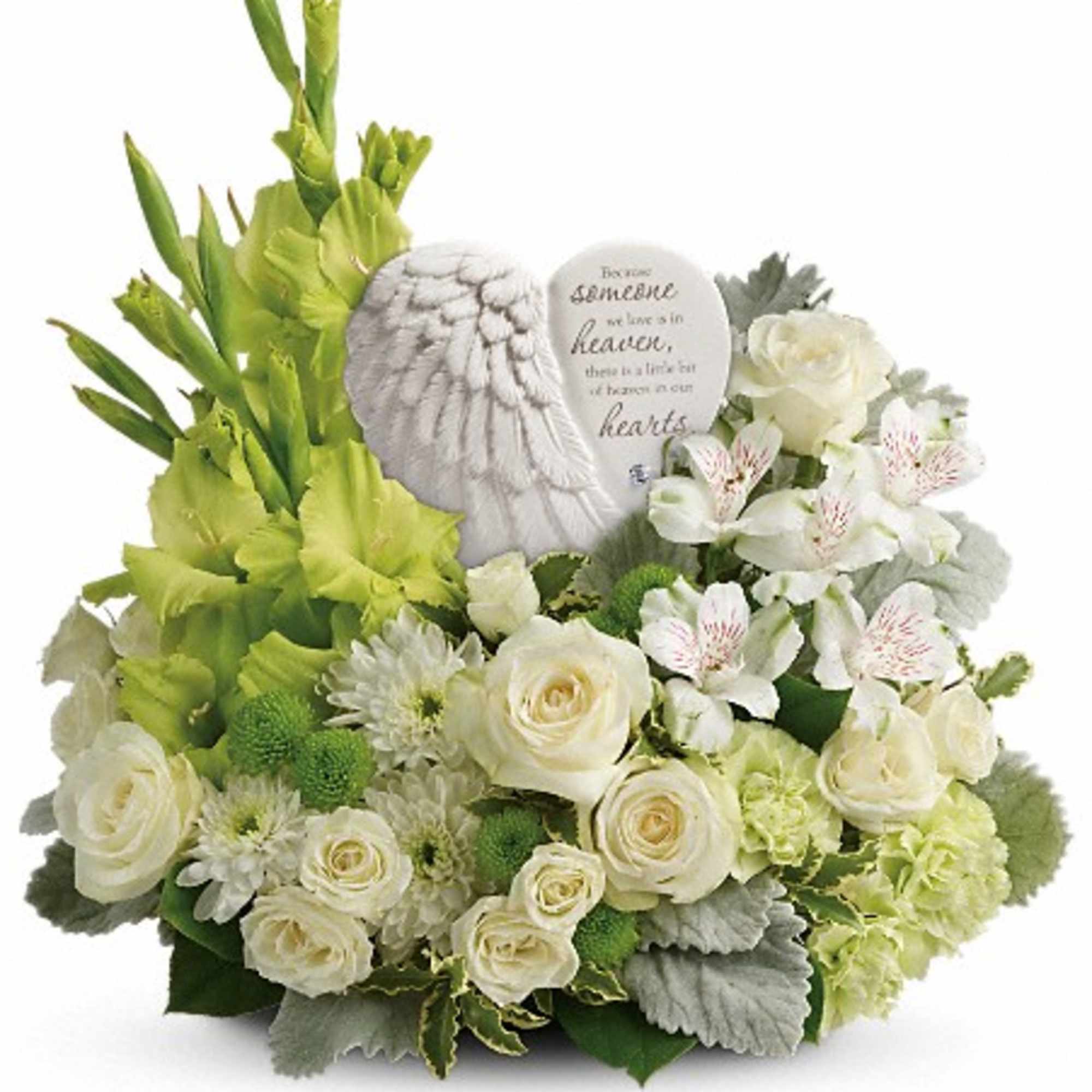 A heartfelt expression of your sympathy, this majestic mix of white roses A heartfelt expression of your sympathy, this majestic mix of white roses