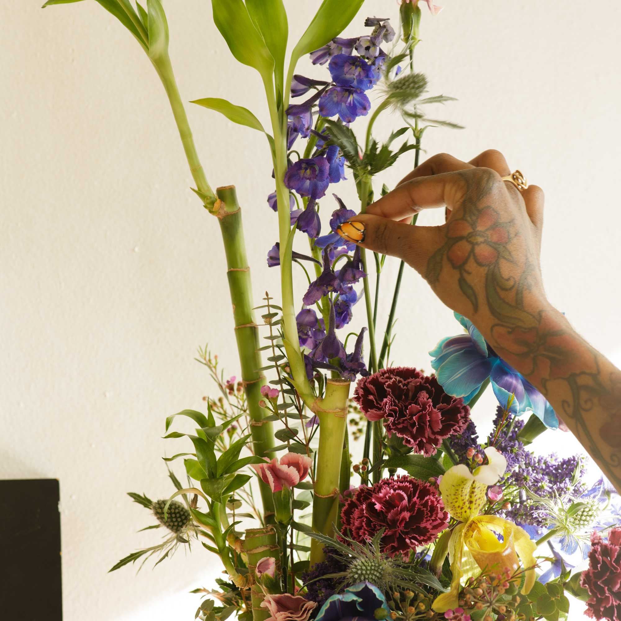 "The Rockaway" is our slim medium-sized modern arrangement created in a ceramic