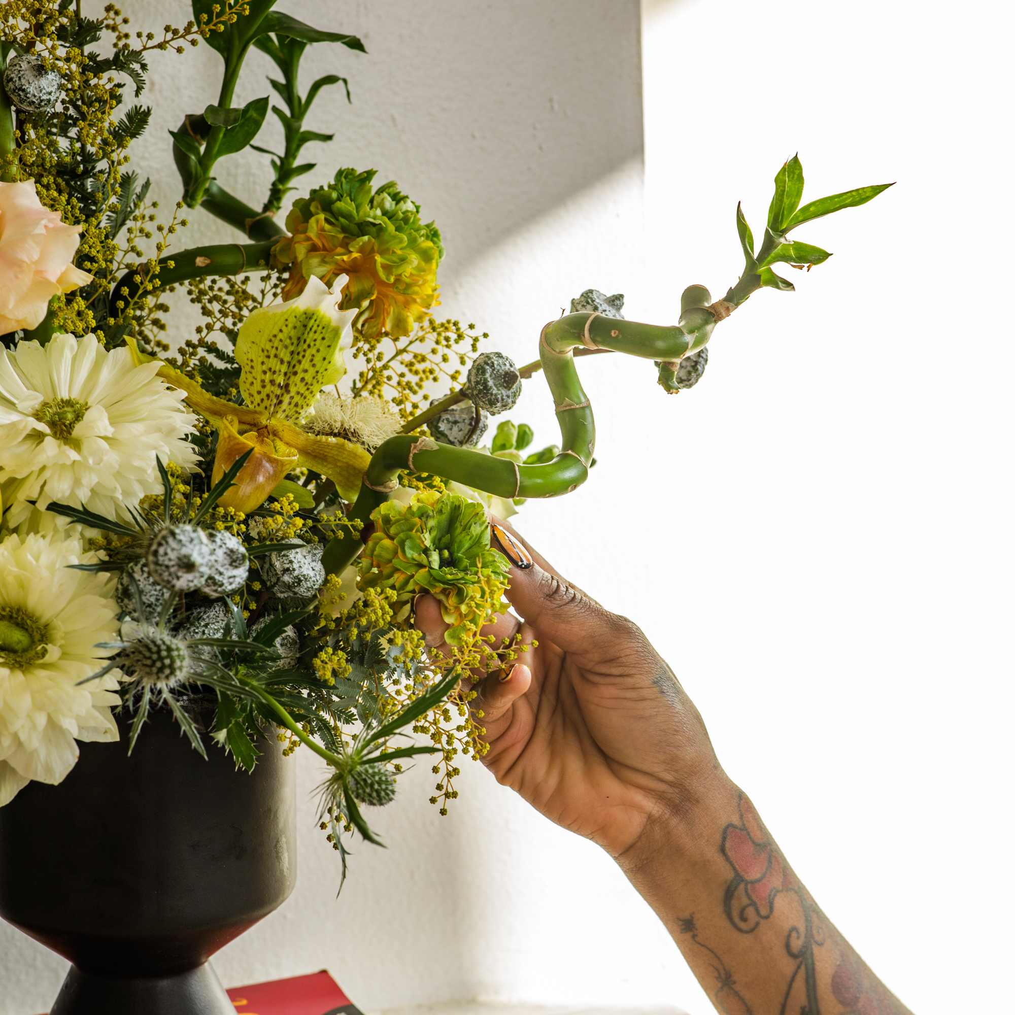 &quot;The Saratoga&quot;  is our large-sized modern arrangement created in a ceramic