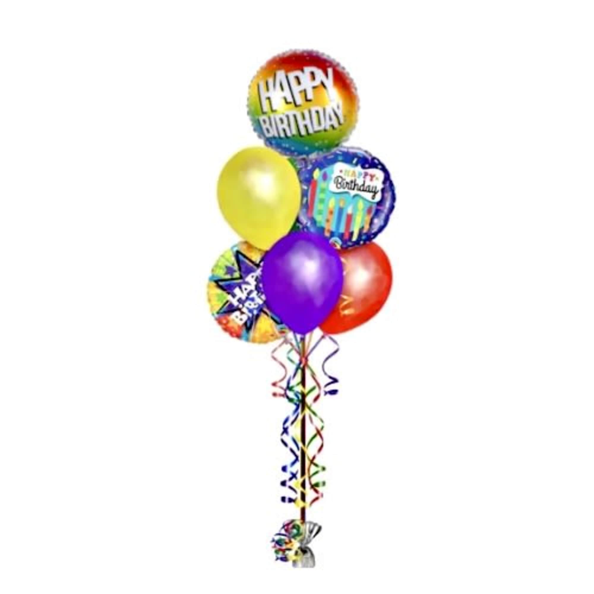 A Birthday Balloon Bouquet That Steals the Show

A dazzling arrangement of helium