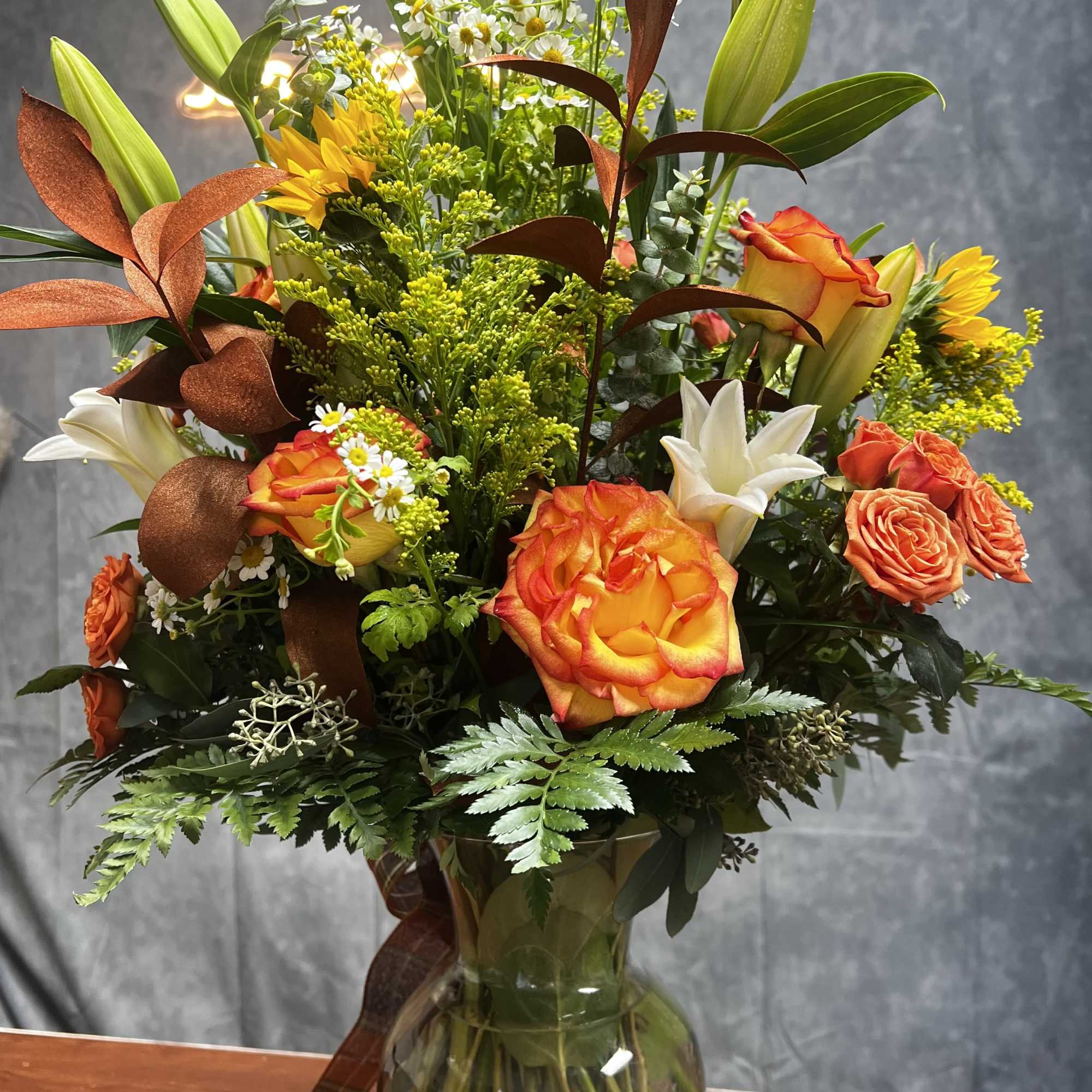 Celebrate a special birthday with our premium fall vase! This gorgeous  Celebrate a special birthday with our premium fall vase! This gorgeous