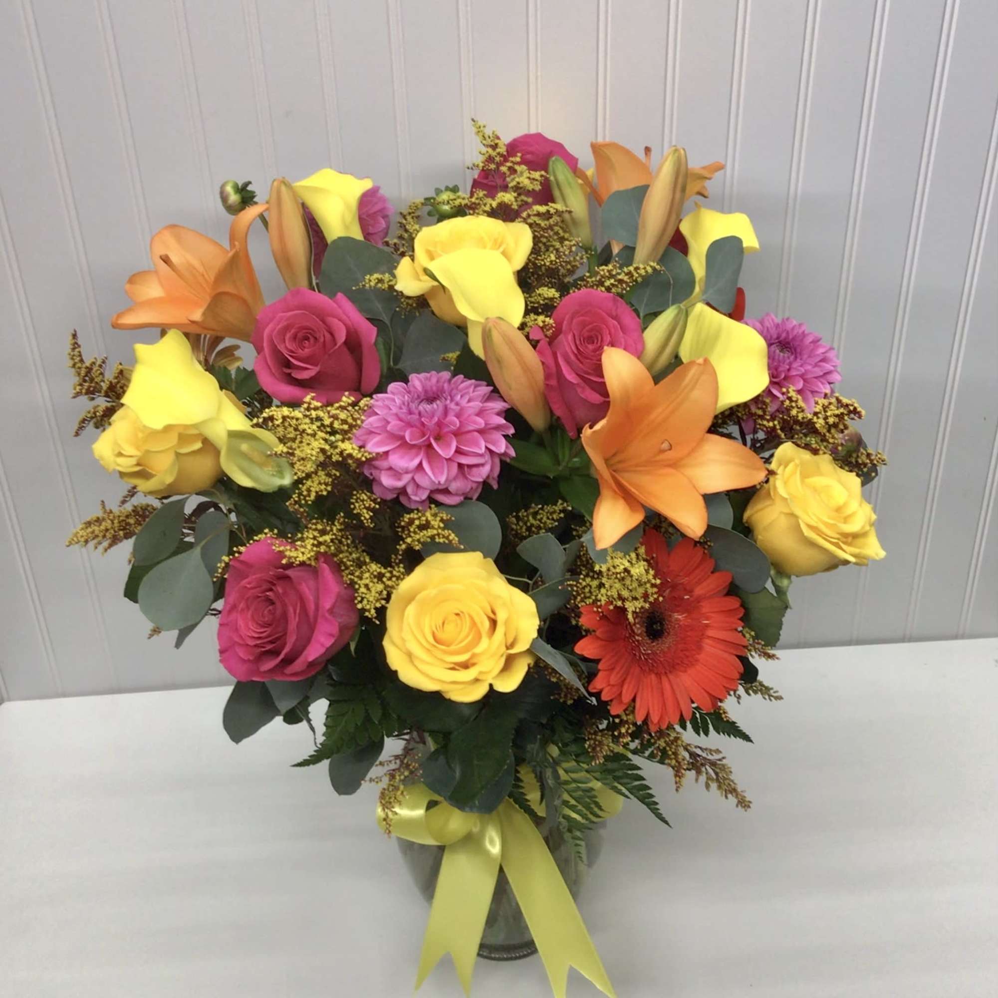 This beautiful bouquet bright and cheerful perfect for any occasion 