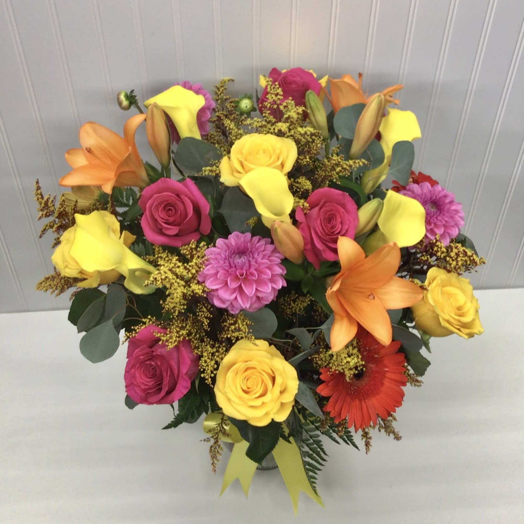 This beautiful bouquet bright and cheerful perfect for any occasion 