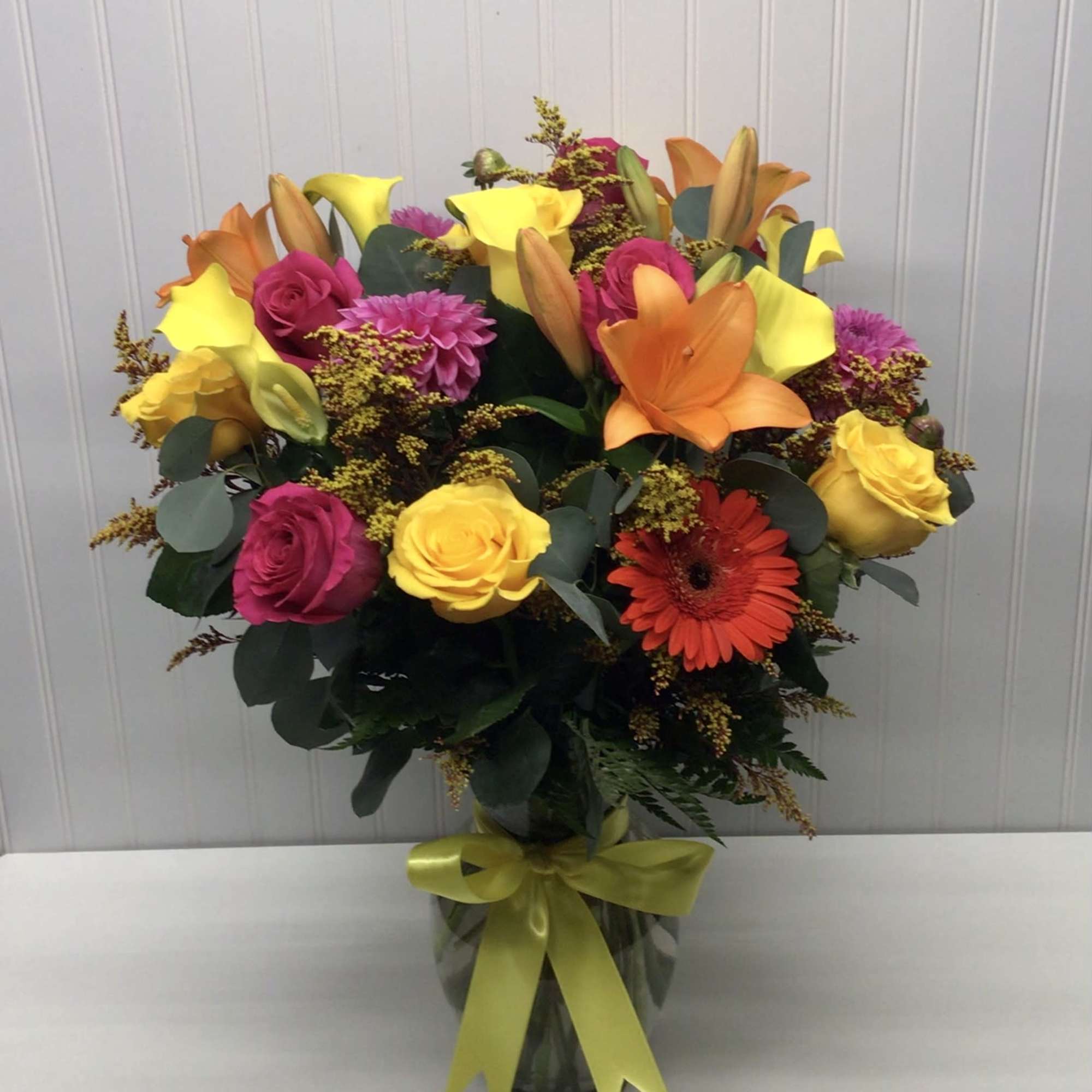 This beautiful bouquet bright and cheerful perfect for any occasion 