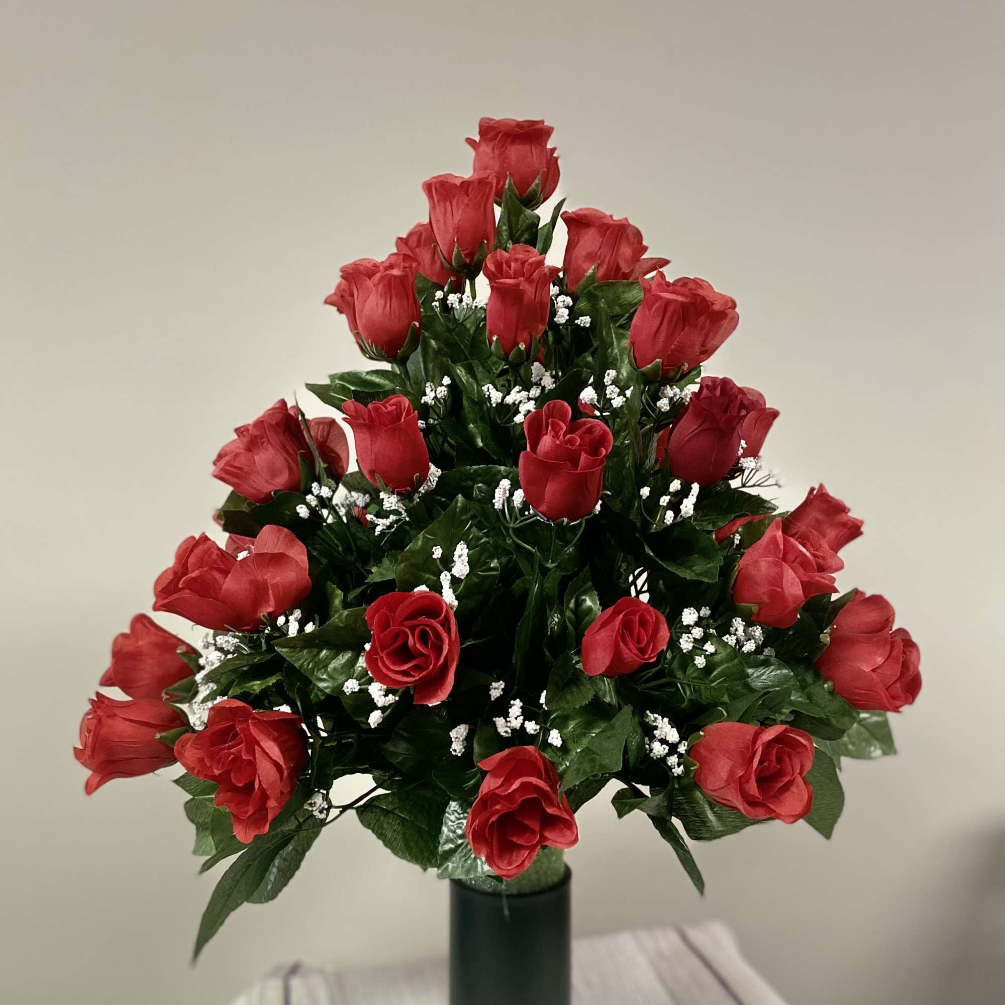 A cemetery silk cone may be a great option for your loved