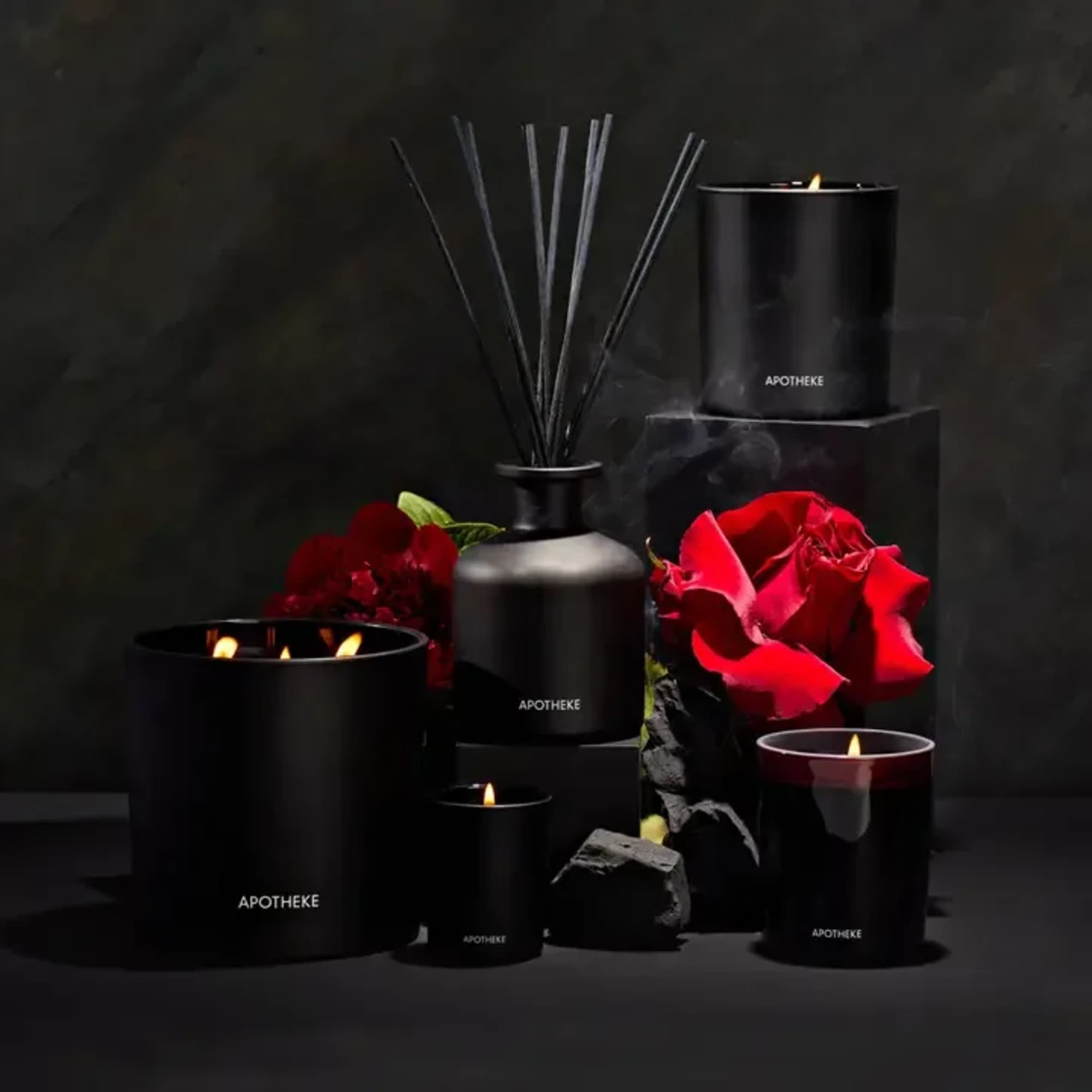 The Fragrance
Charcoal Rouge combines velvety damask rose, crushed geranium leaf bathed in The Fragrance
Charcoal Rouge combines velvety damask rose, crushed geranium leaf bathed in