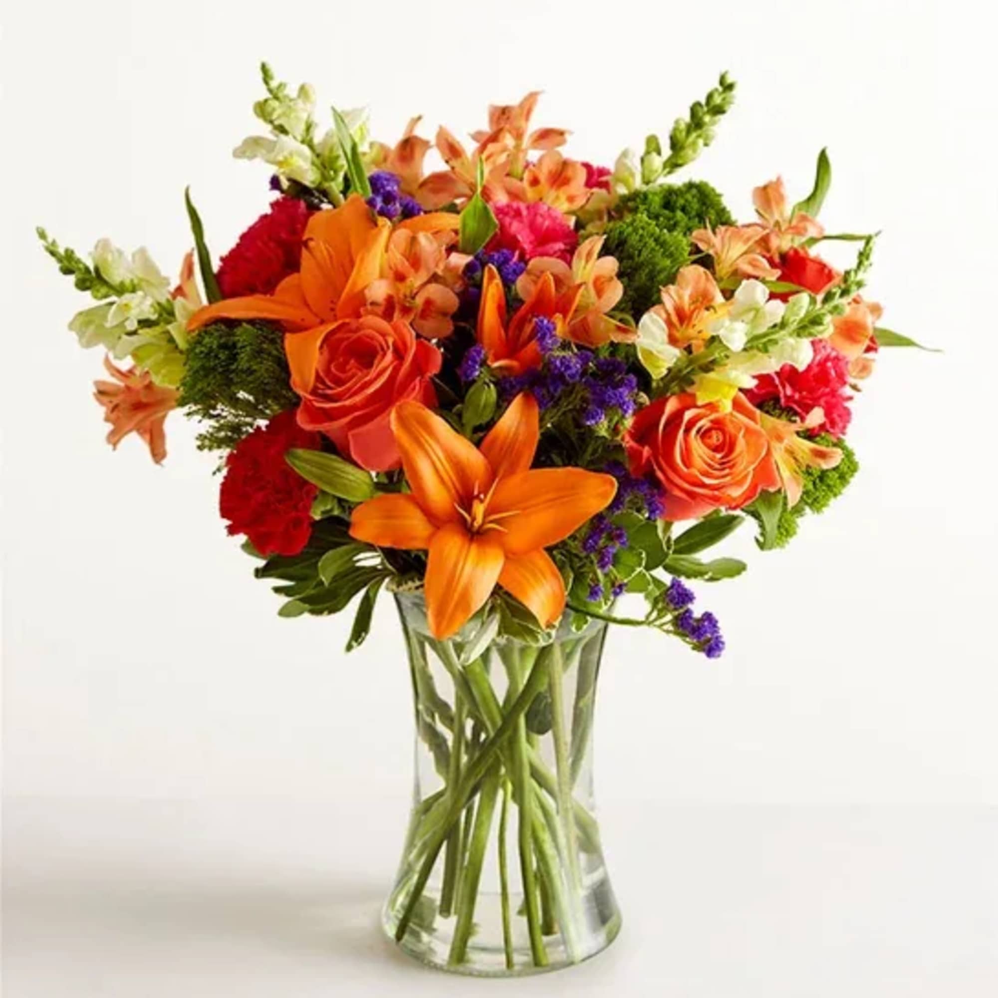 About Vibrant Floral Medley&trade;
LOCAL ARTISAN EXCLUSIVE Putting a bright start in somebody&rsquo;s